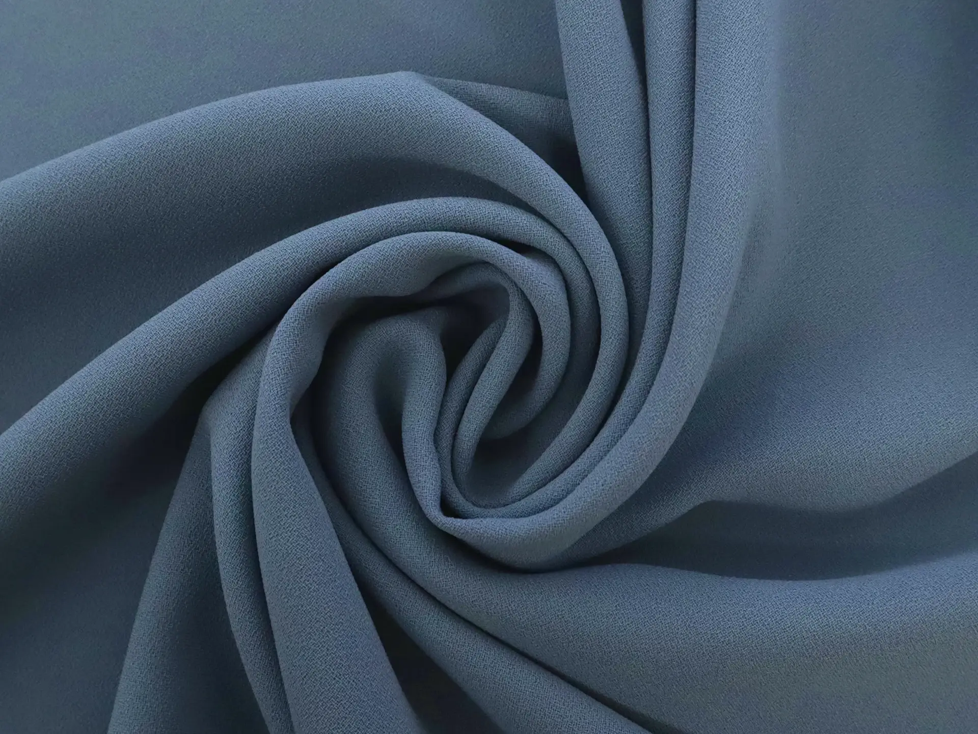Polyester Crepe in Powder Blue