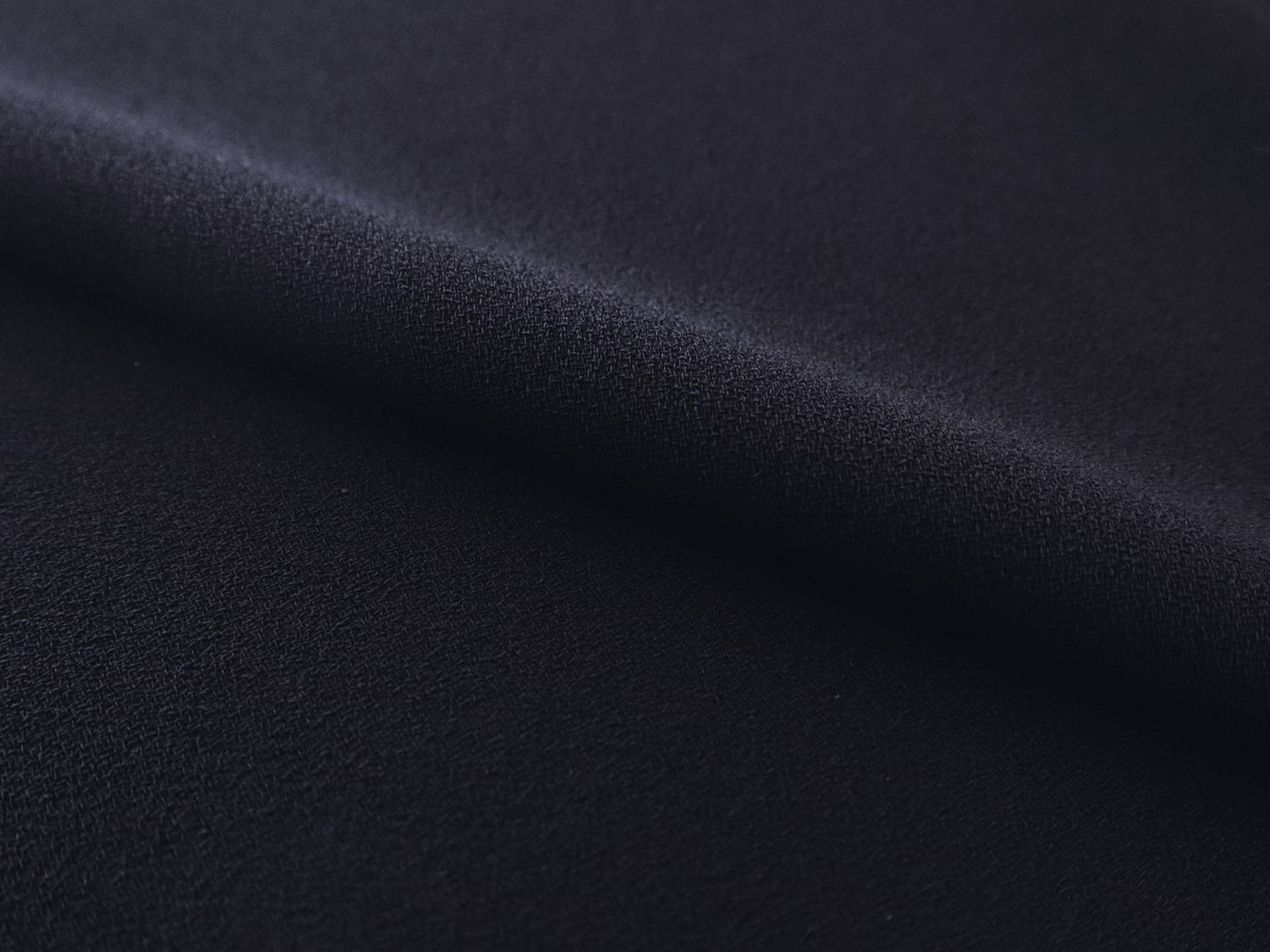 Polyester Crepe in Navy