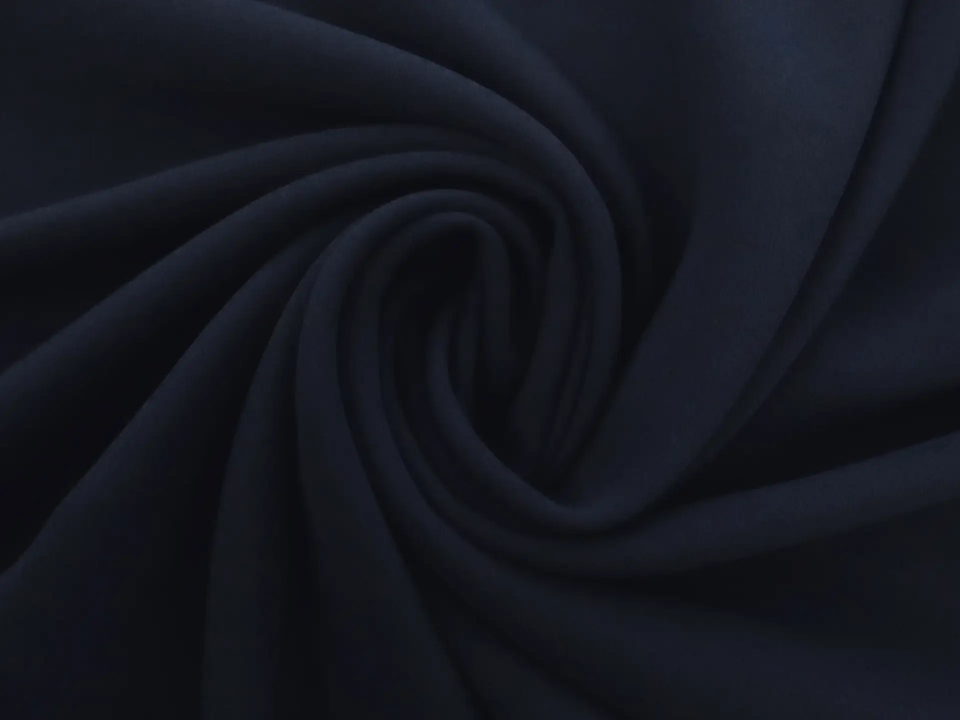 Polyester Crepe in Navy