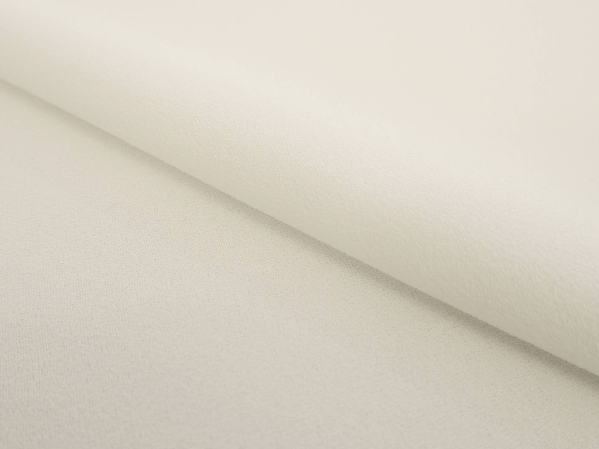 Polyester Crepe in White
