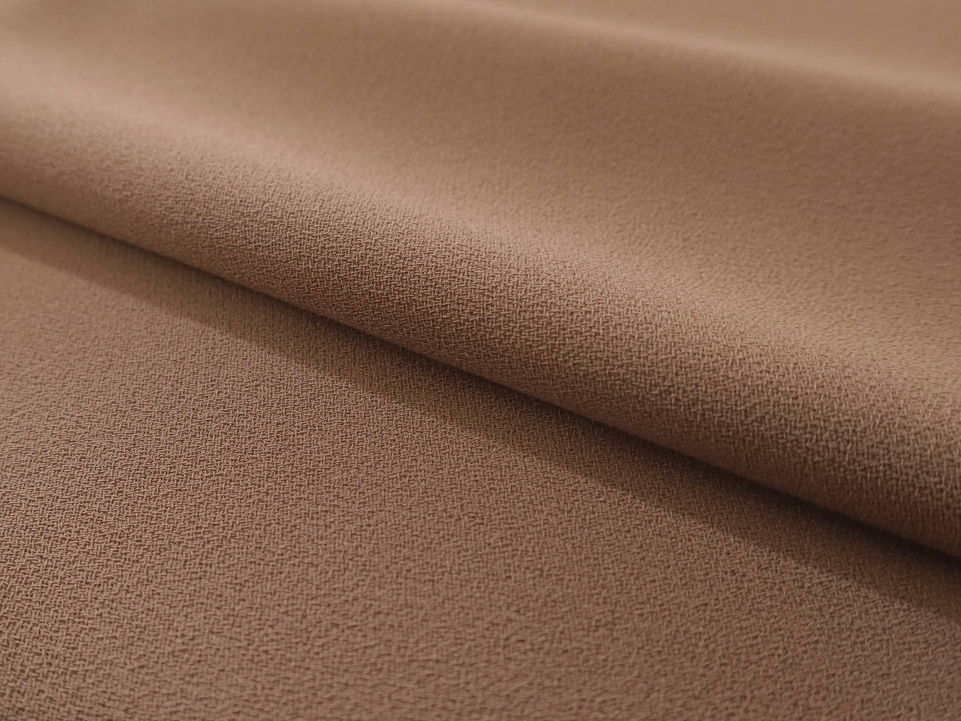 Polyester Crepe in Brown