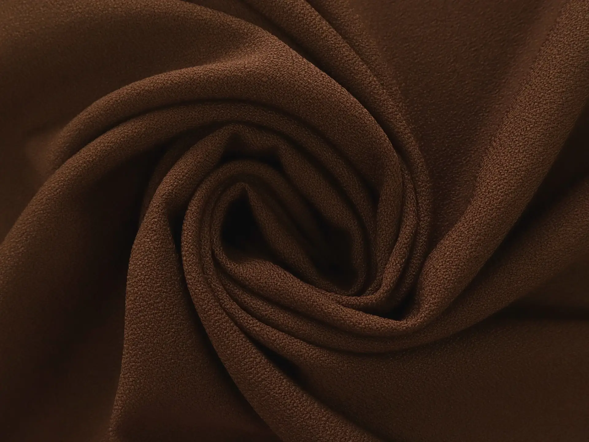 Triacetate Blend Pebble Crepe in Brown