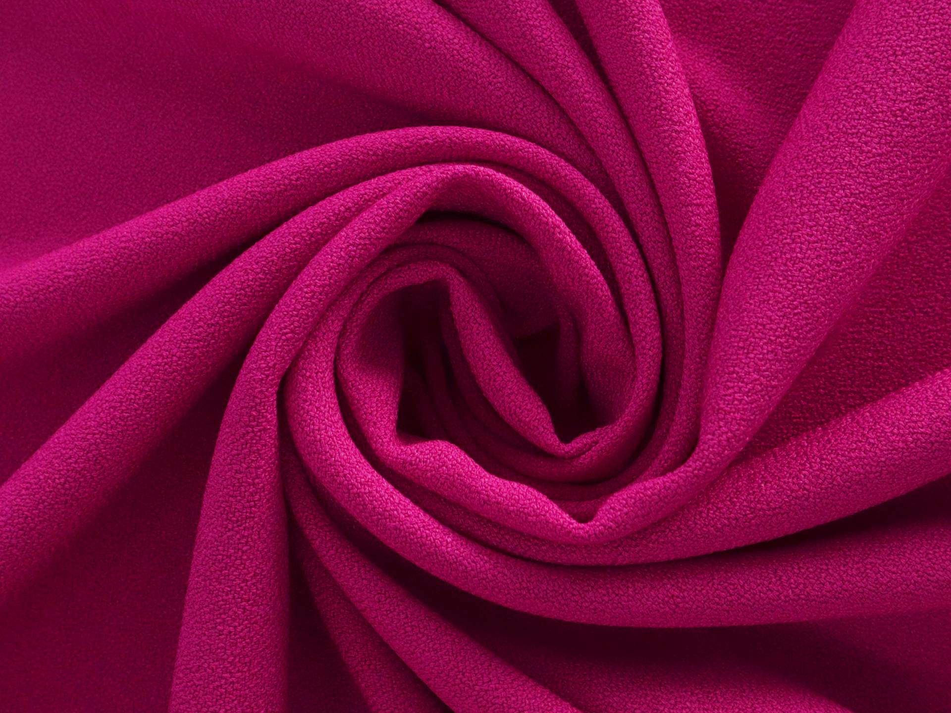 Triacetate Blend Pebble Crepe in Fuchsia