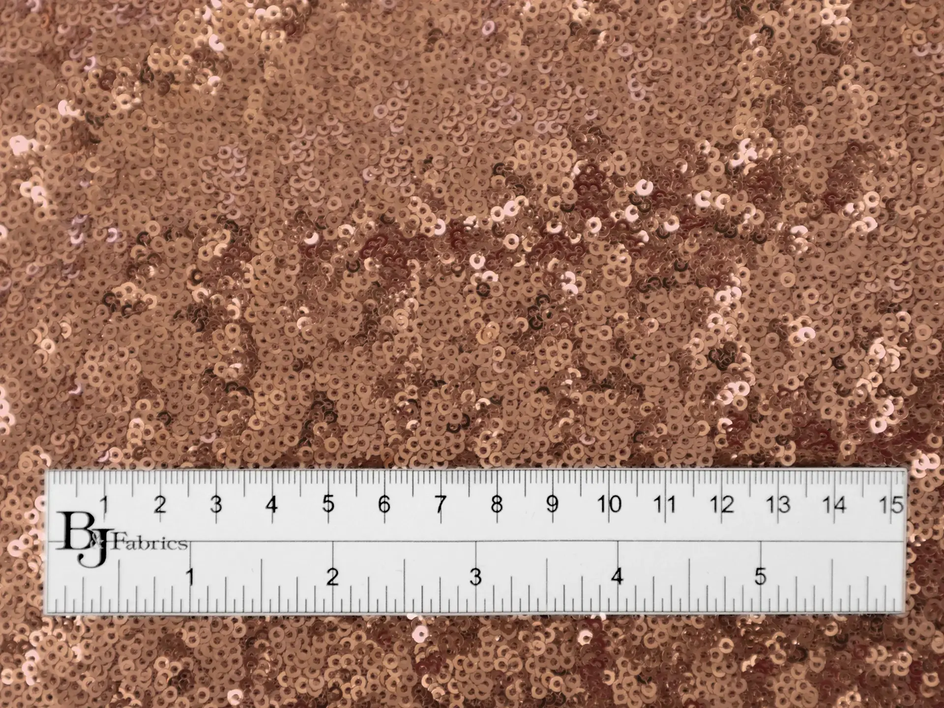 Stretch Sequins in Rose Gold