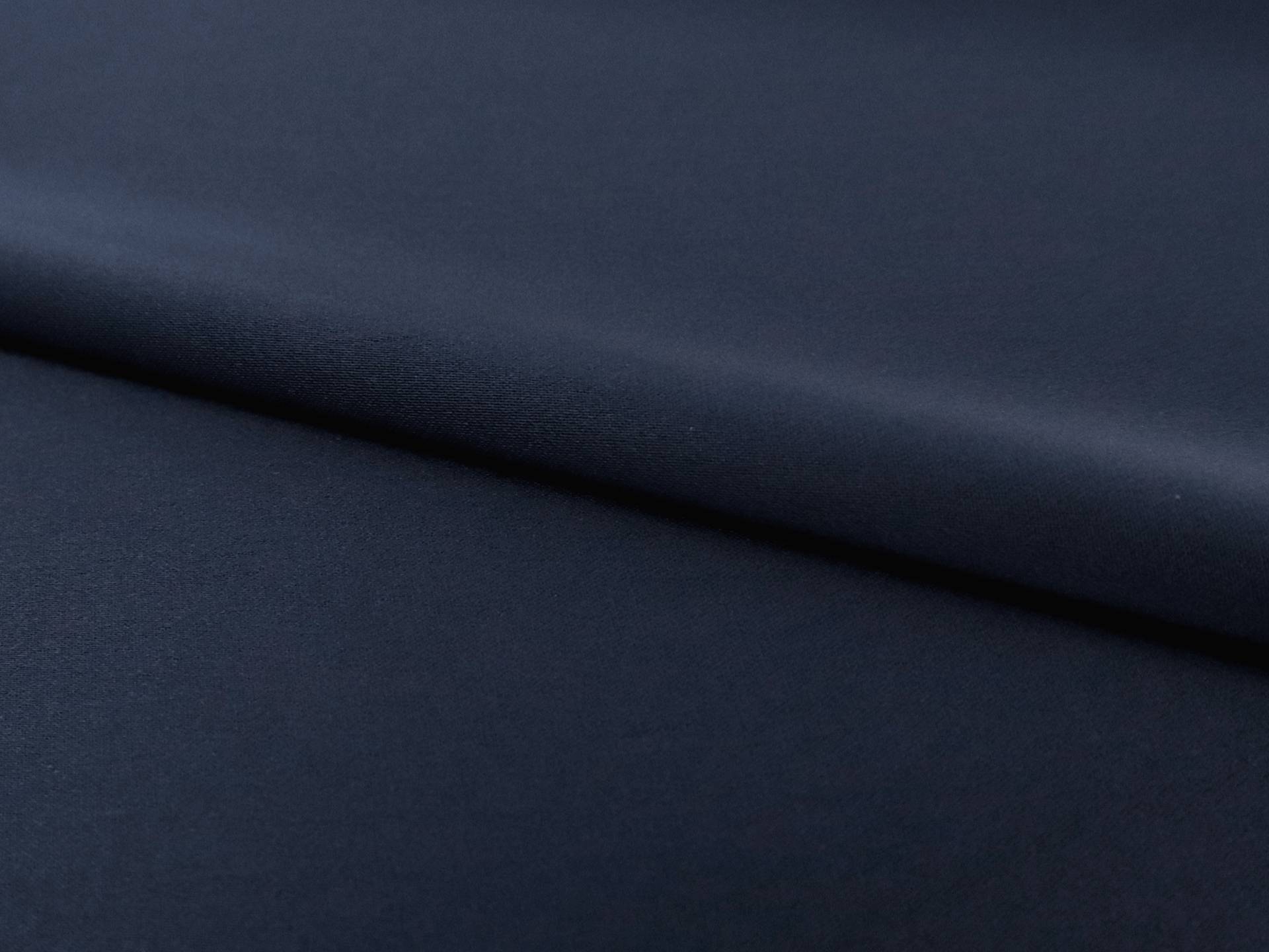 Triacetate Blend Double Face Stretch Charmeuse in Navy