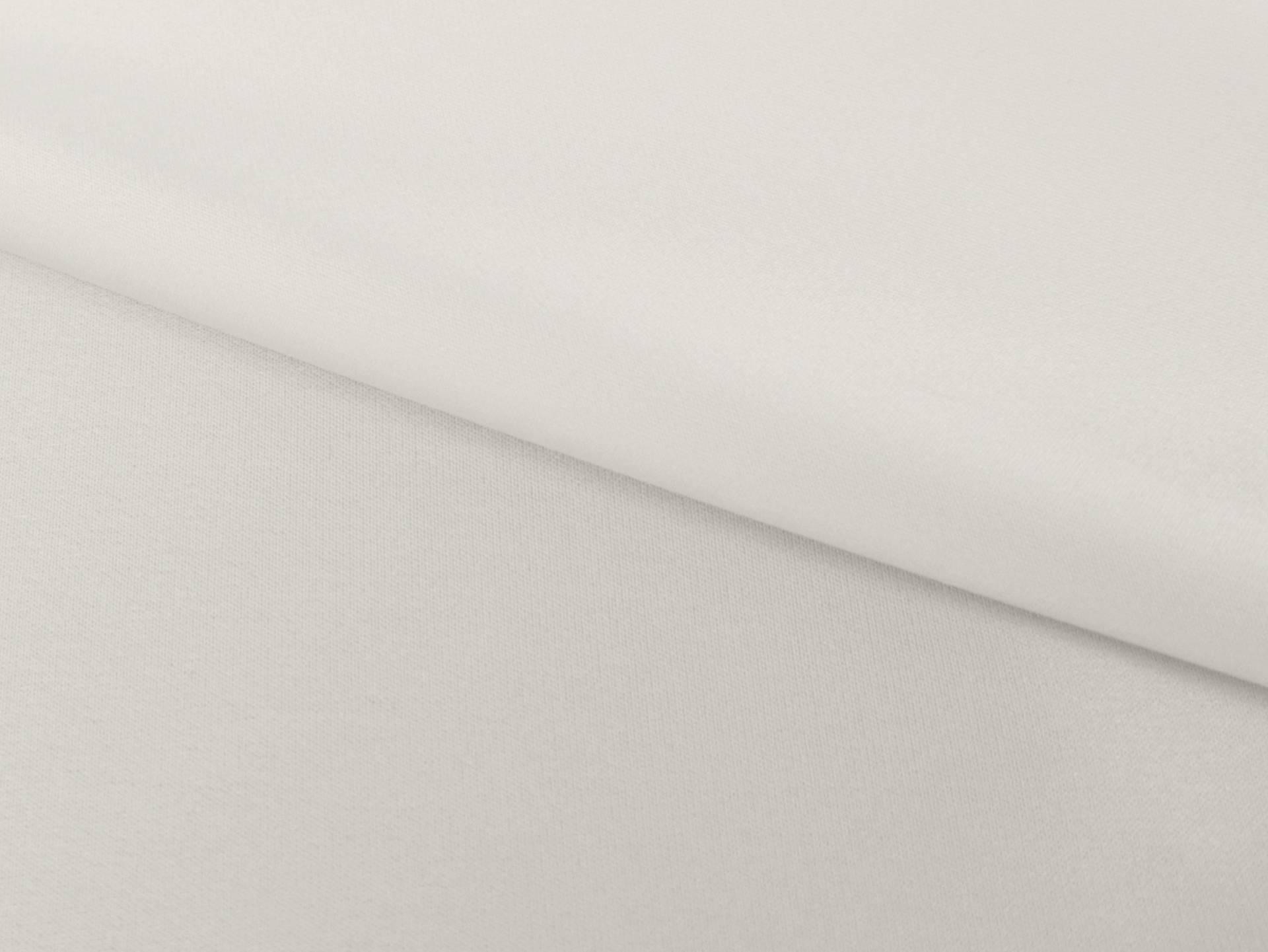 Triacetate Blend Double Face Stretch Charmeuse in White
