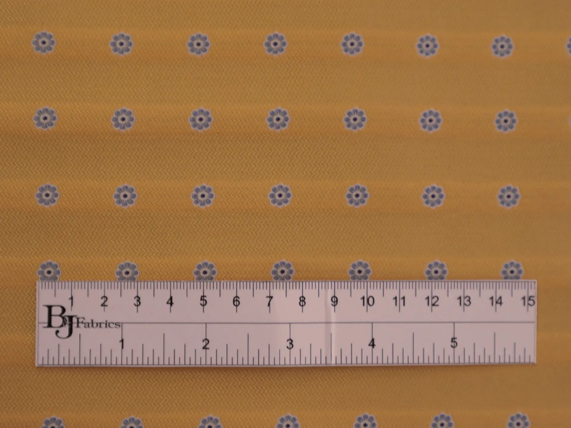 Silk Jacquard with Floral Pattern