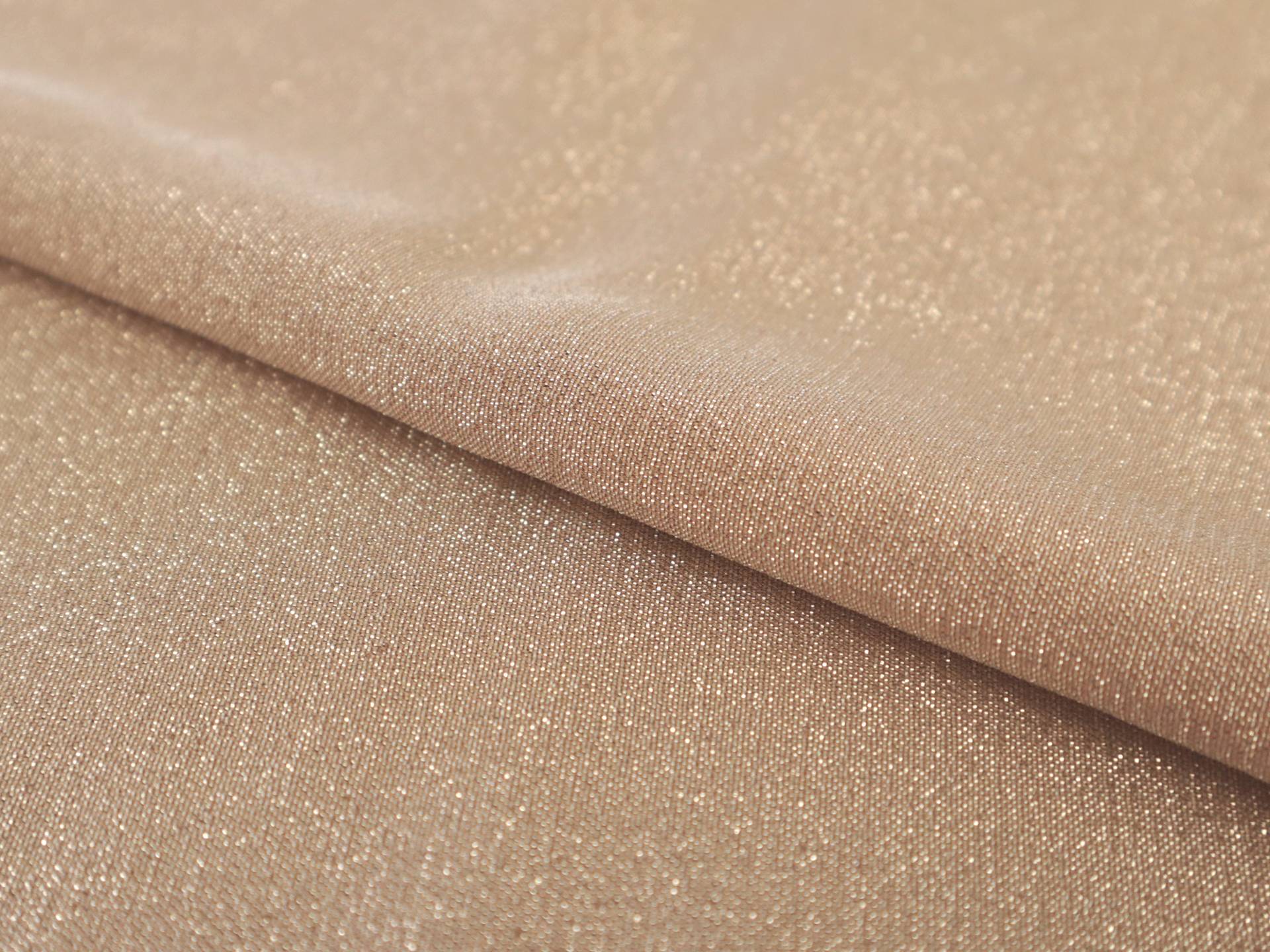 Silk Blend Stretch Lame in Beige