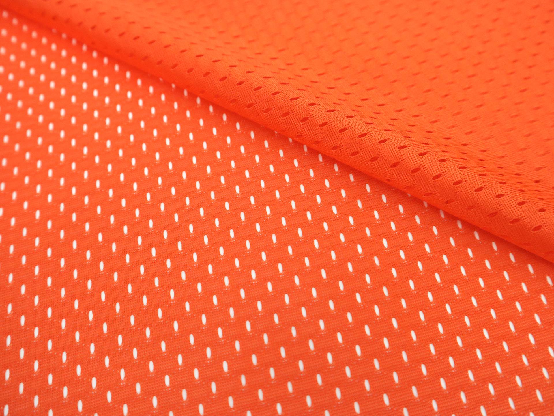 Polyester Athletic Mesh in Orange