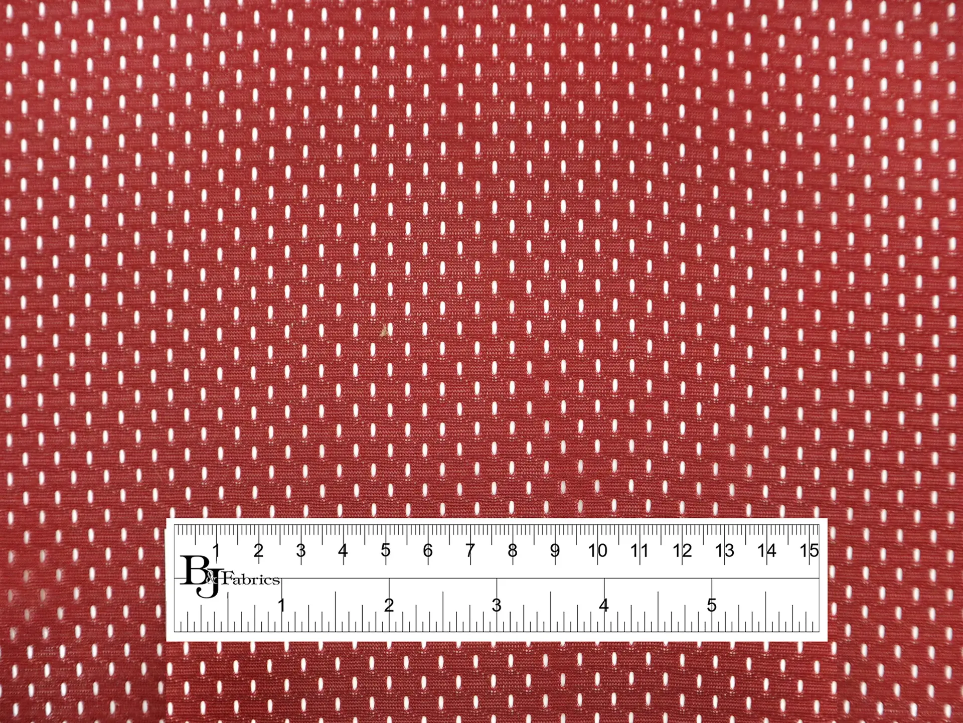 Polyester Athletic Mesh in Cardinal