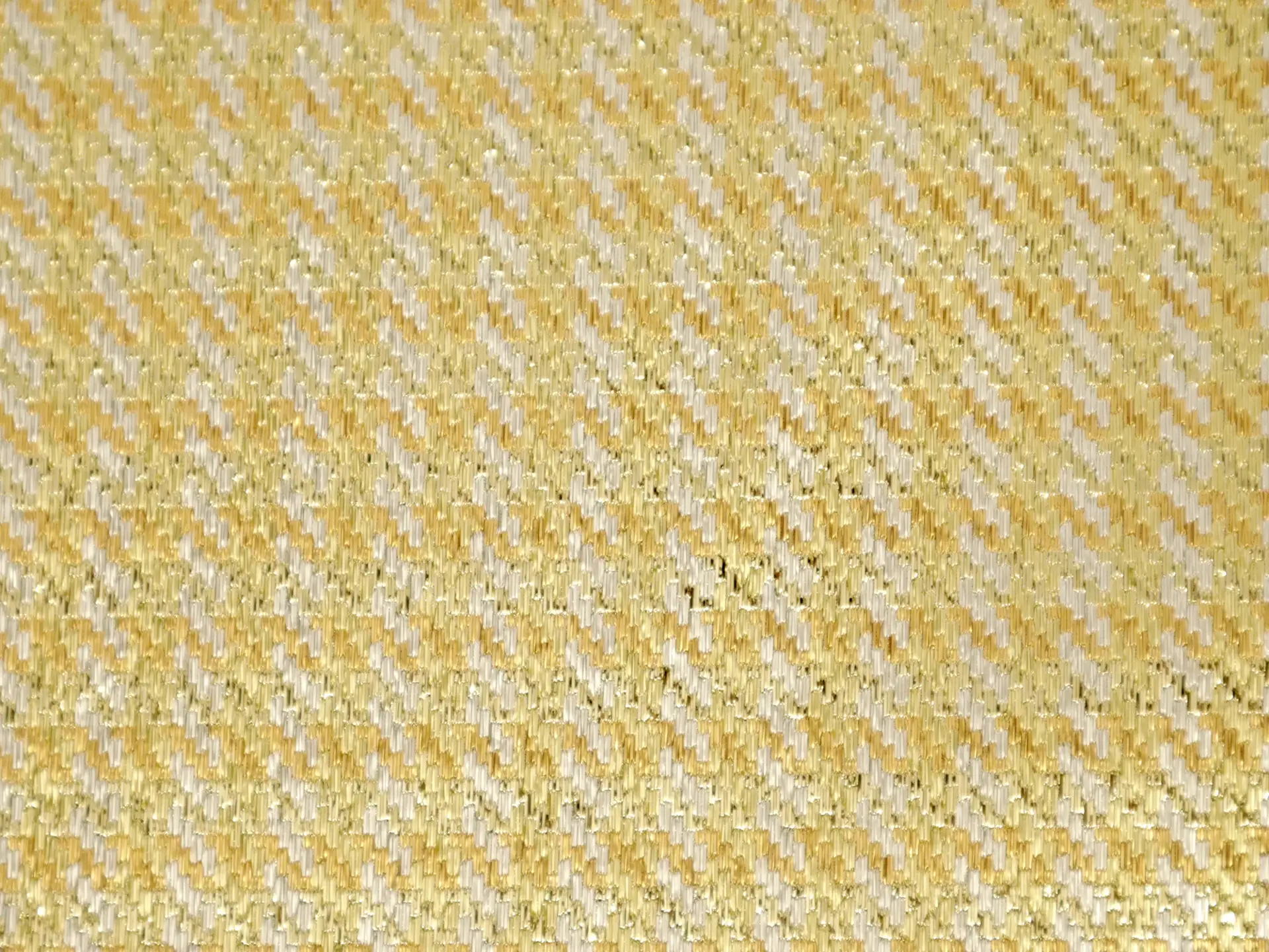 Polyester Metallic Raffia with Diagonal Stripe