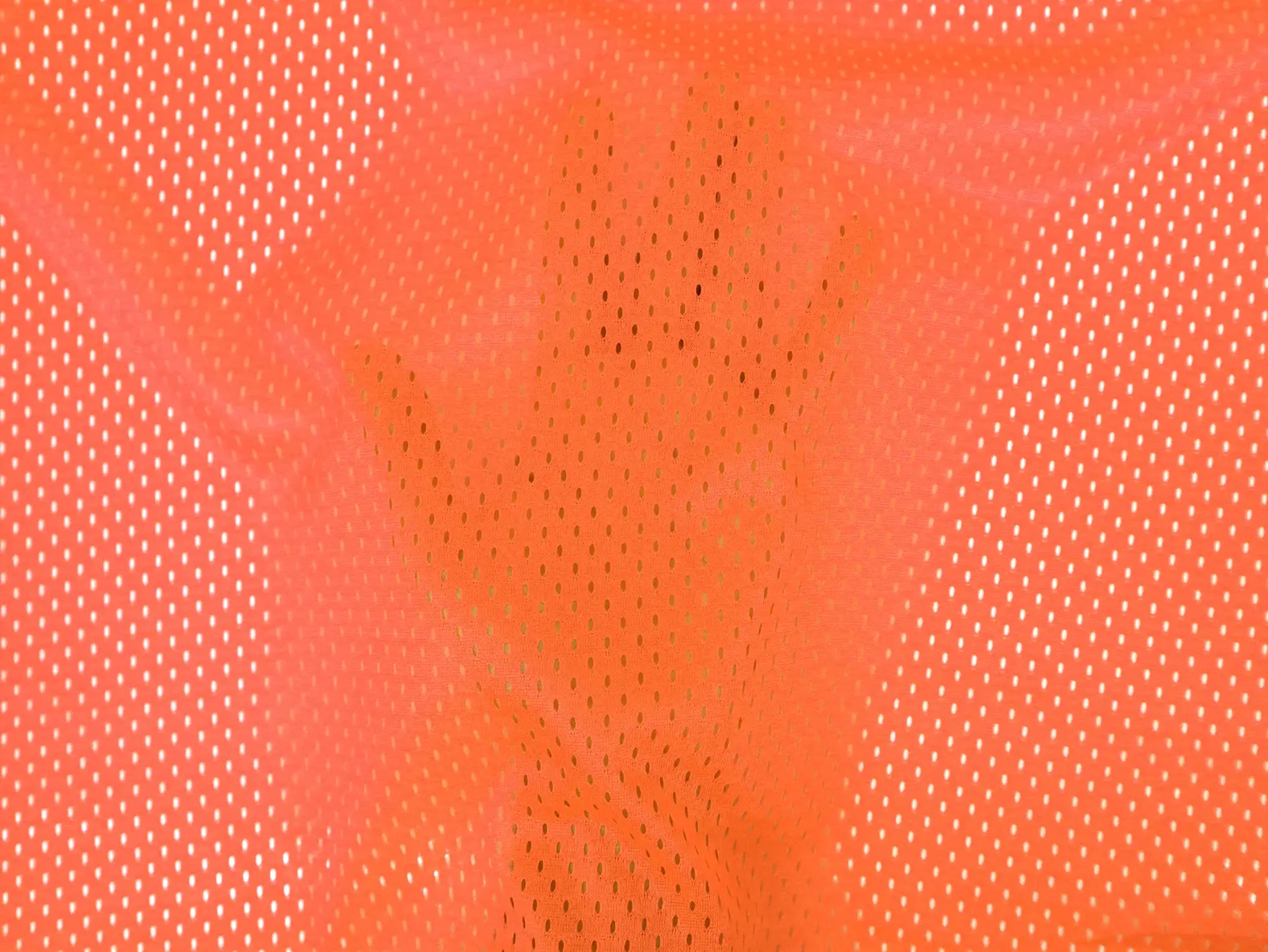Polyester Athletic Mesh in Orange