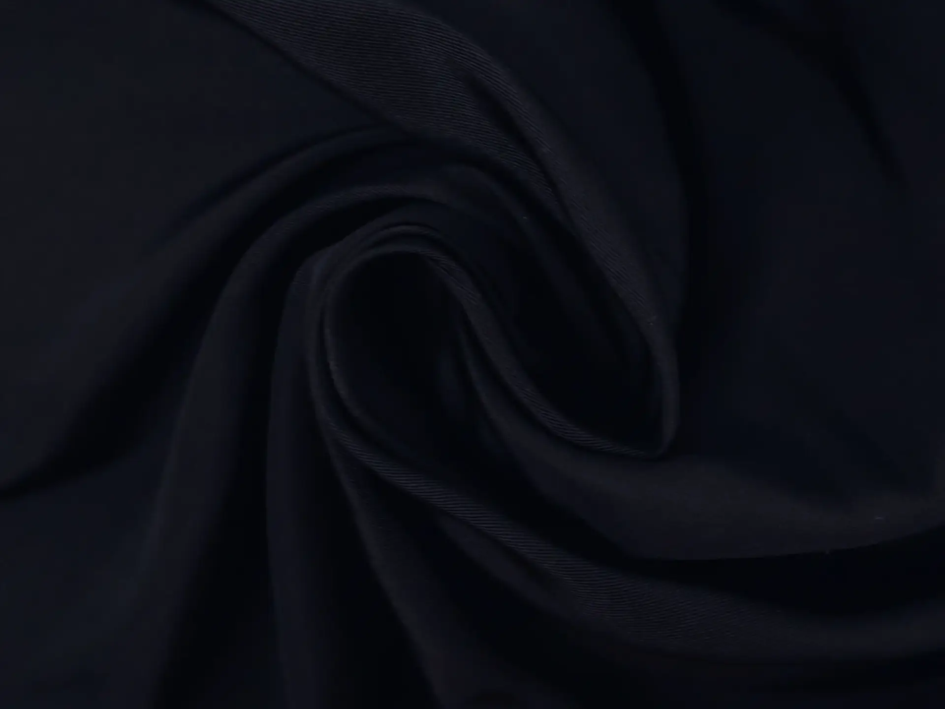 Italian Silk Gros de Londres in Midnight Navy