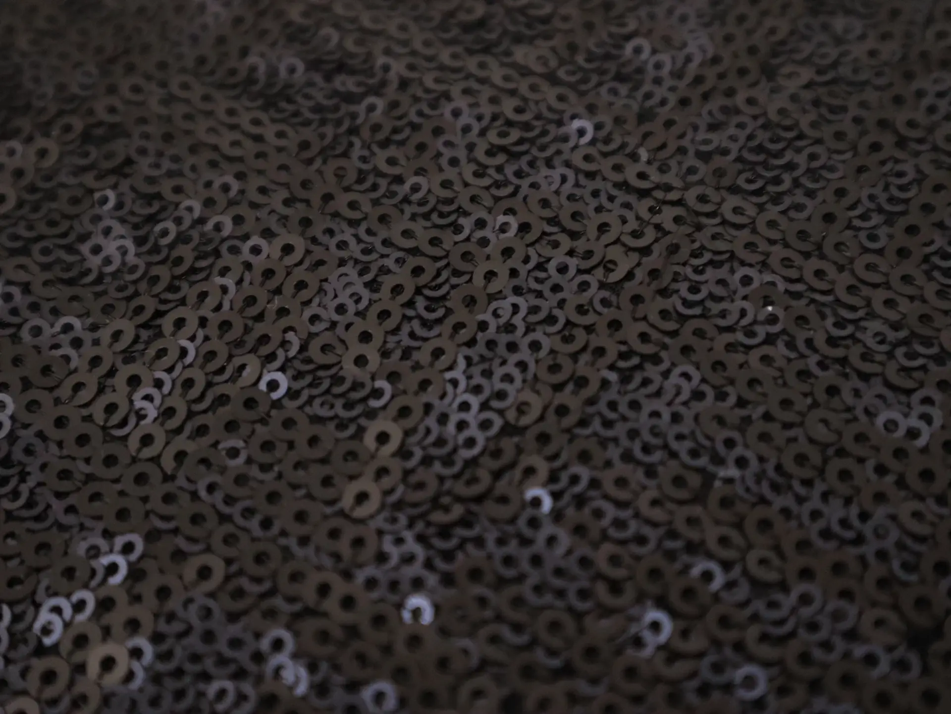 Sequins on Jersey in Blue and Black
