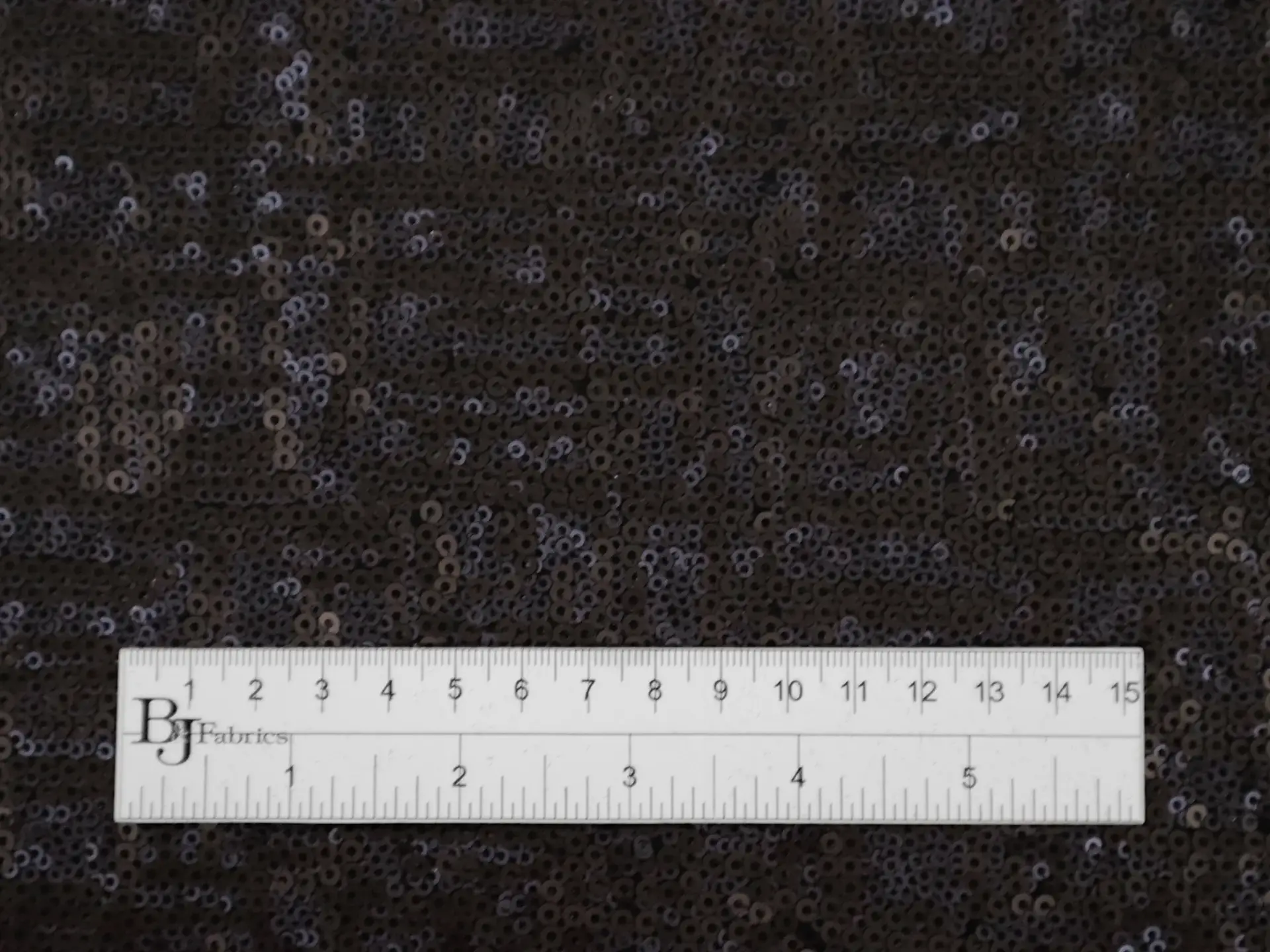 Sequins on Jersey in Blue and Black