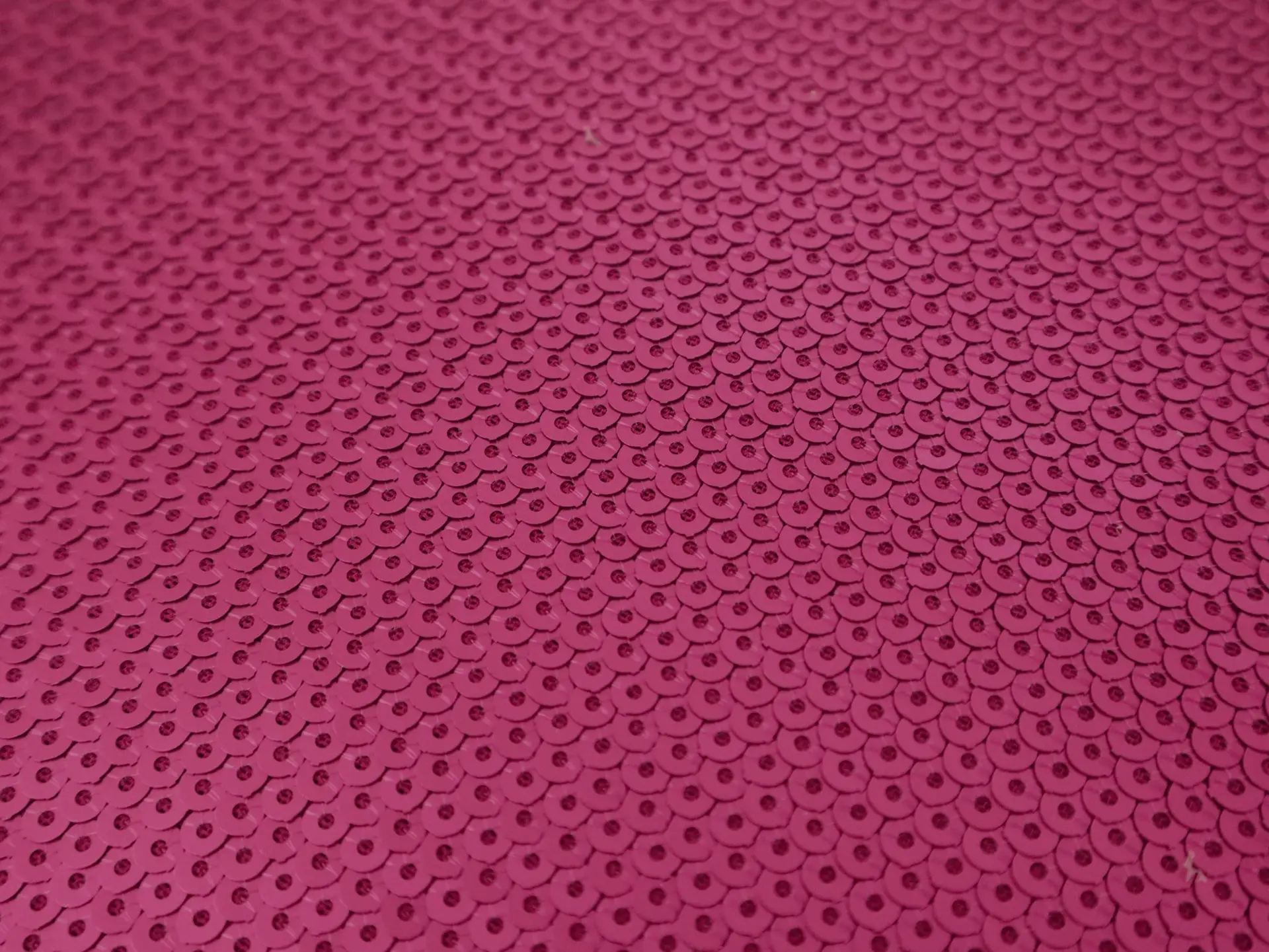 Fish Scale Sequins on Tulle in Fuchsia