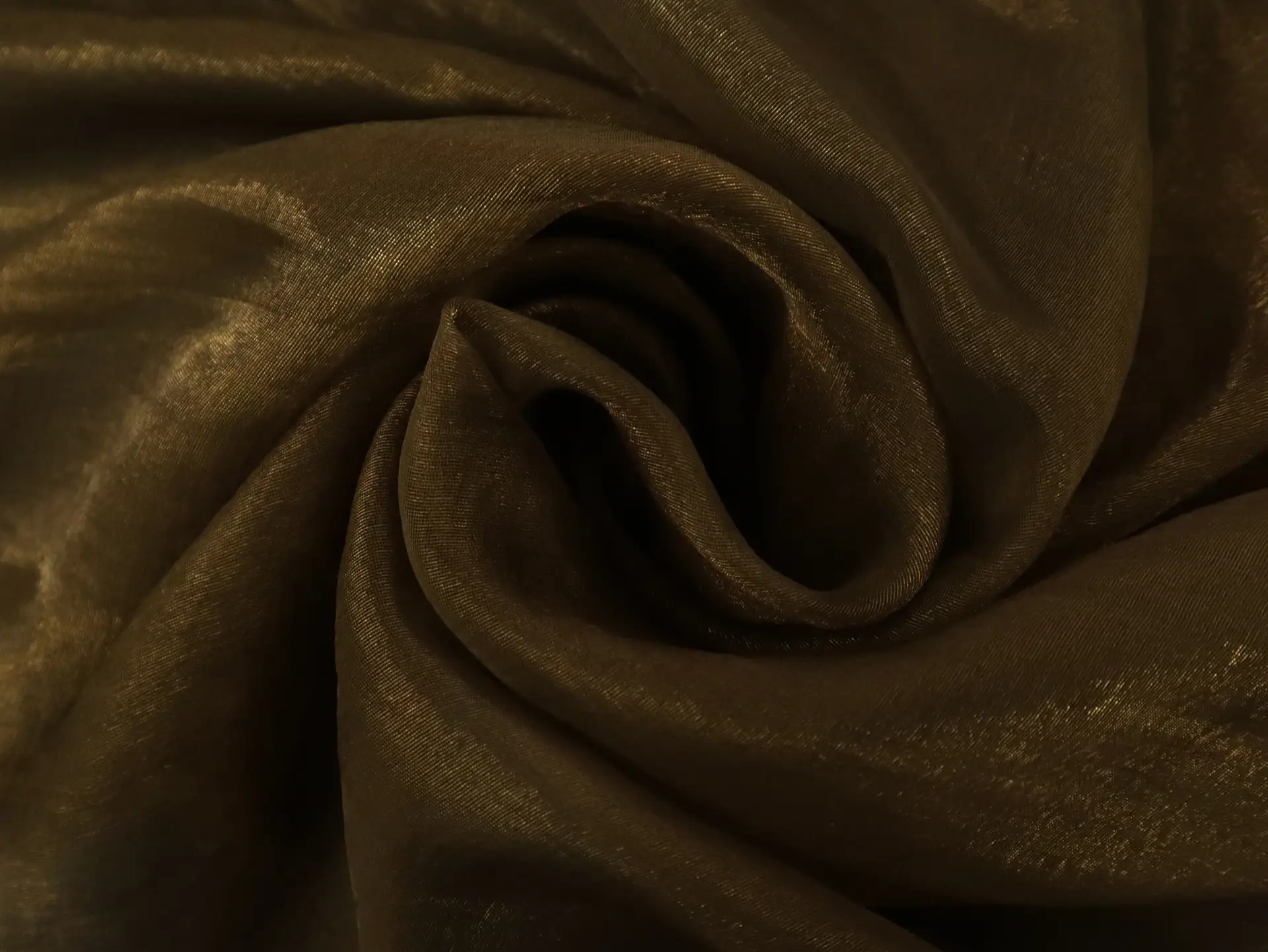 Silk and Nylon Chiffon in Brown