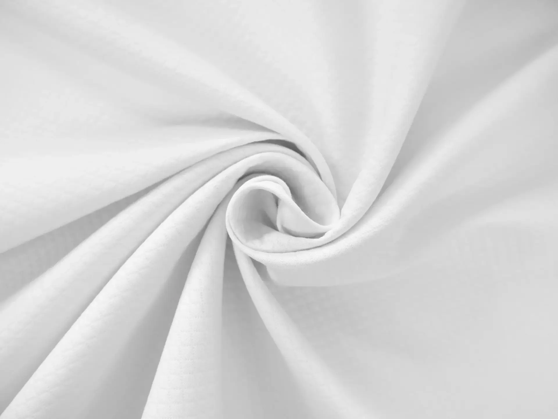 Poly & Cotton Diamond Piqué in White