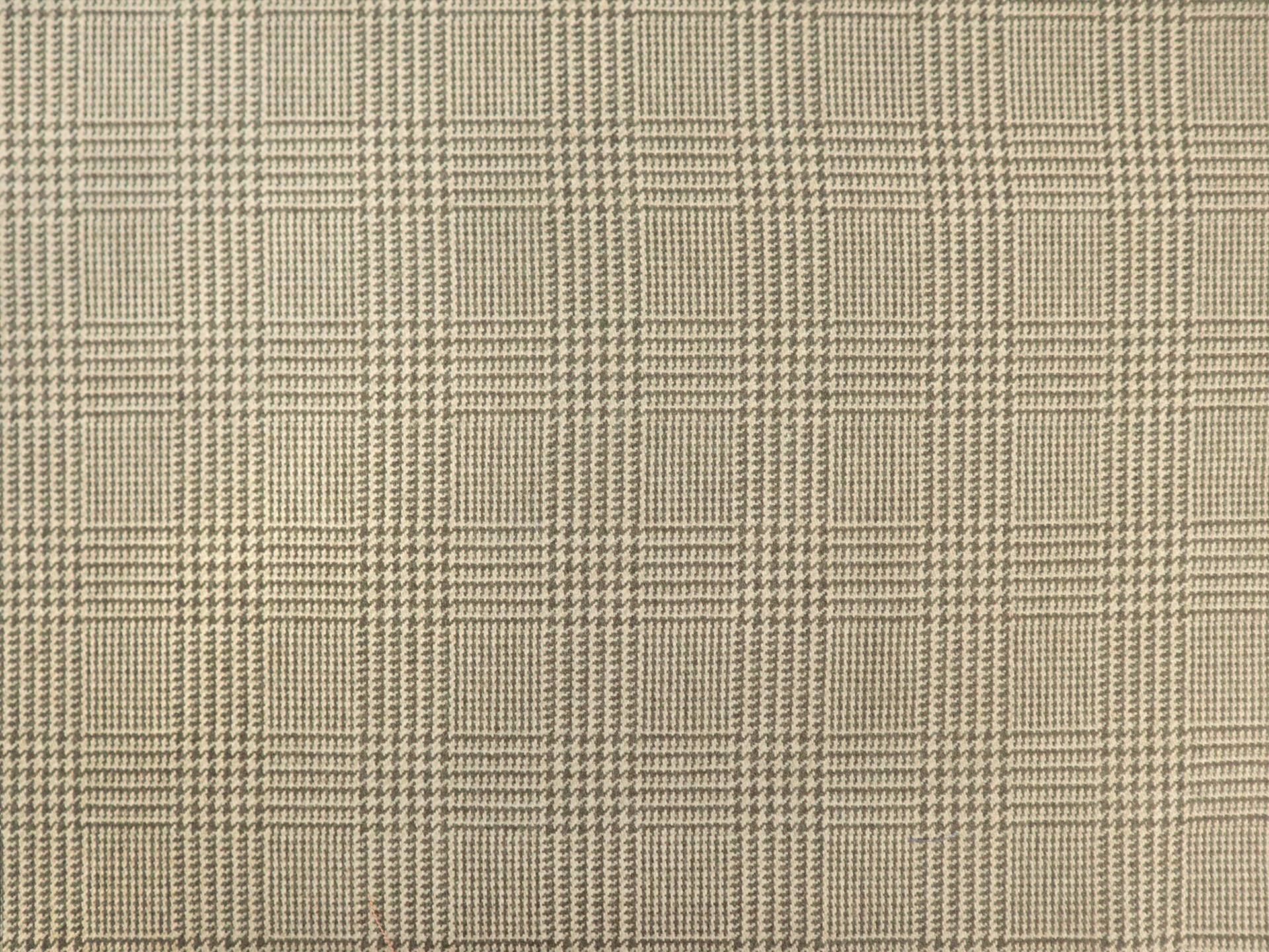 Wool Glen Check Suiting in Hunter's Green