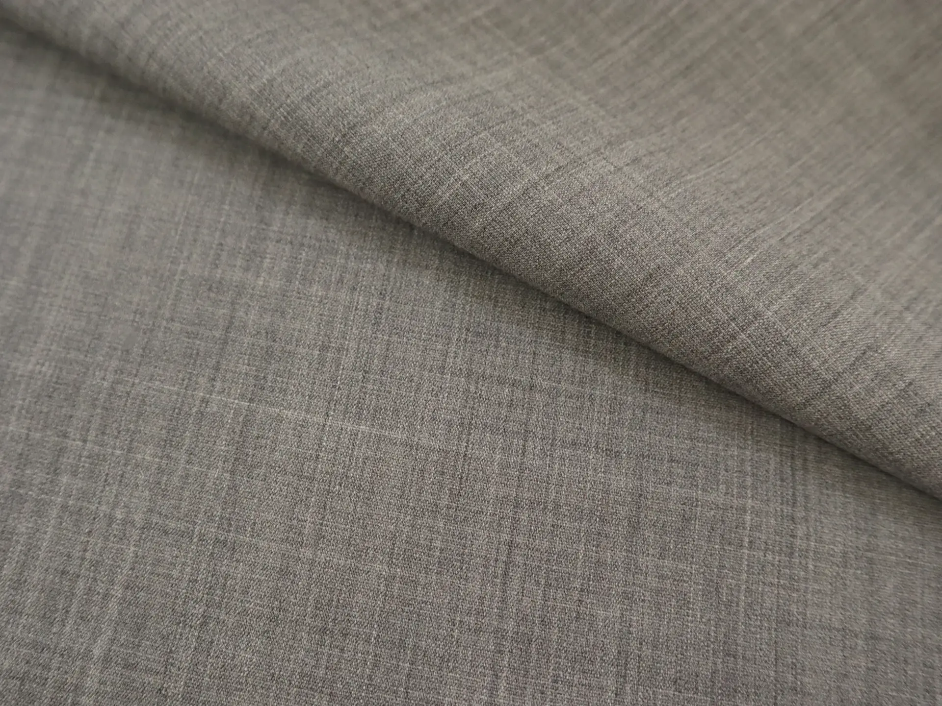 Italian Stretch Wool Double Faced Suiting in Grey & Pink