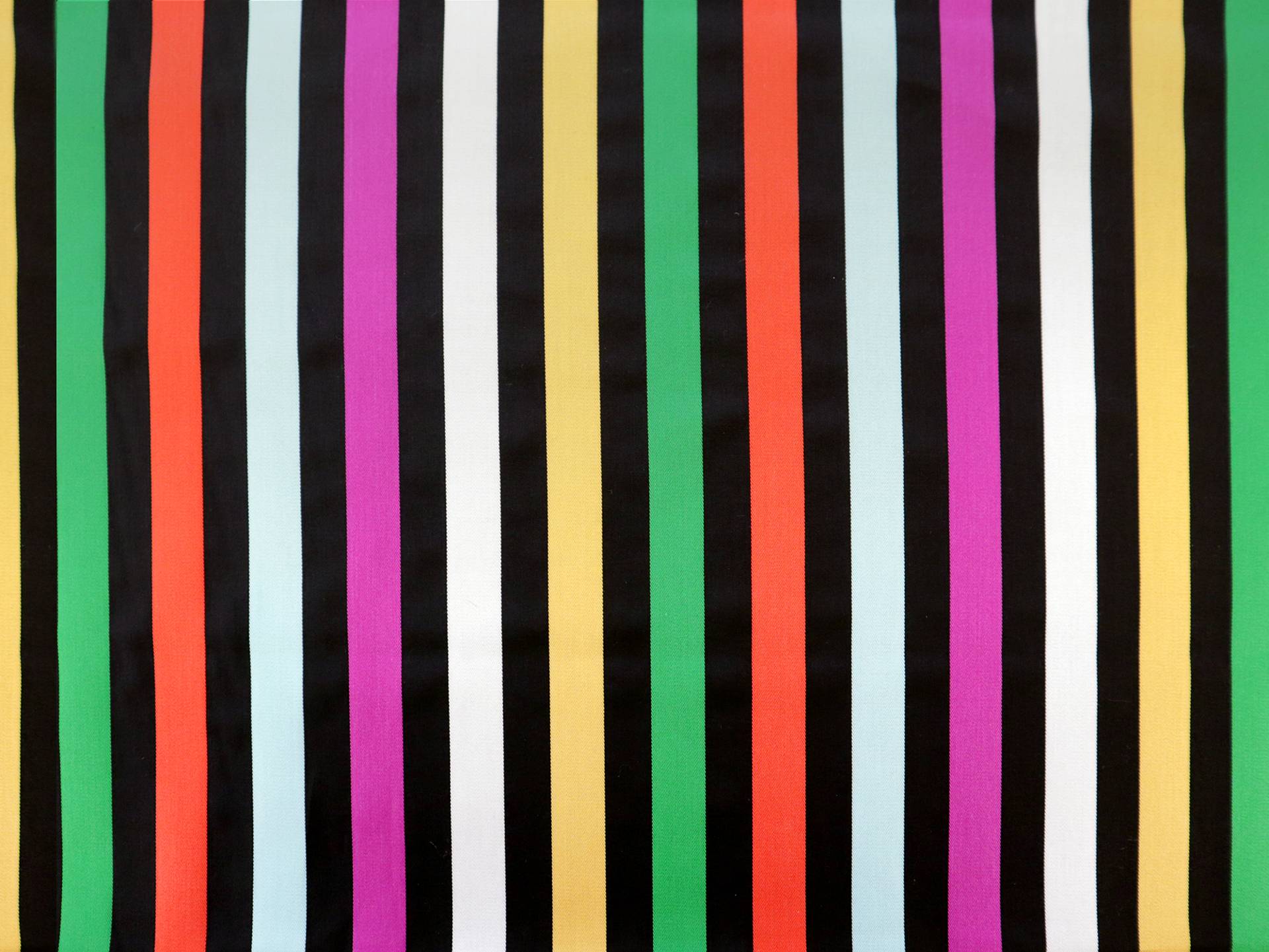 Cotton Satin Stripe in Multi
