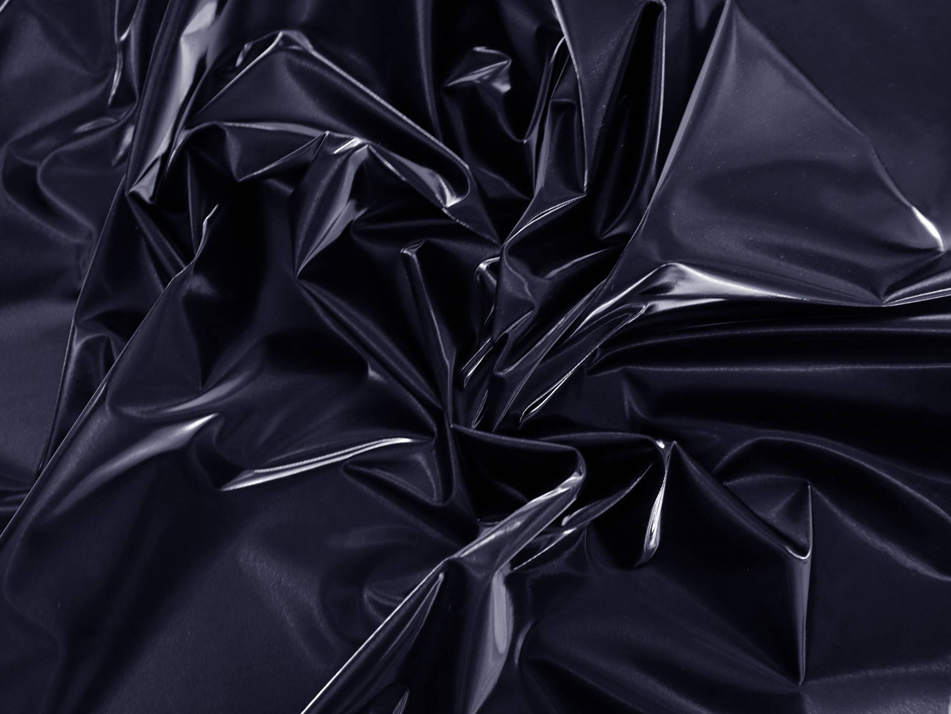 Stretch Satin-Look Vinyl in Mischievous Navy