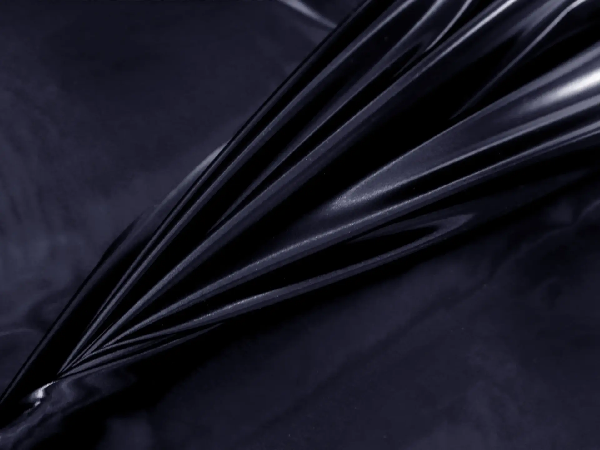 Stretch Satin-Look Vinyl in Mischievous Navy