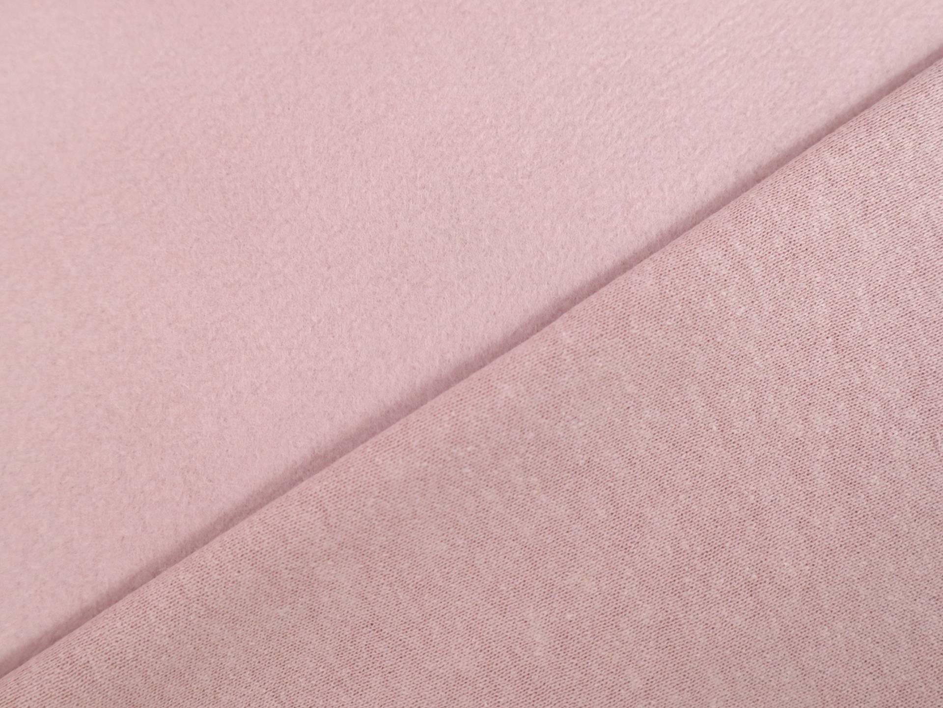 Hemp, Cotton & Bamboo Sweatshirt Fleece in Blush