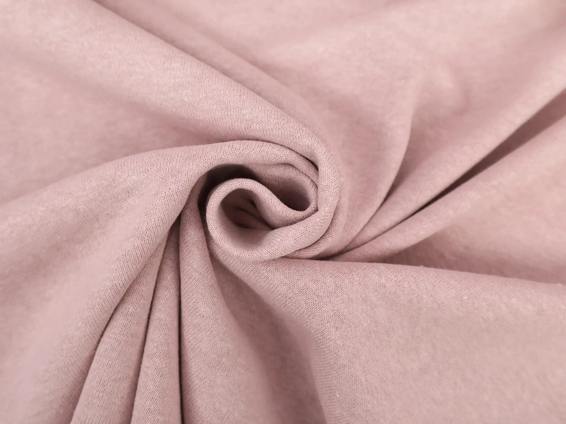 Hemp, Cotton & Bamboo Sweatshirt Fleece in Blush