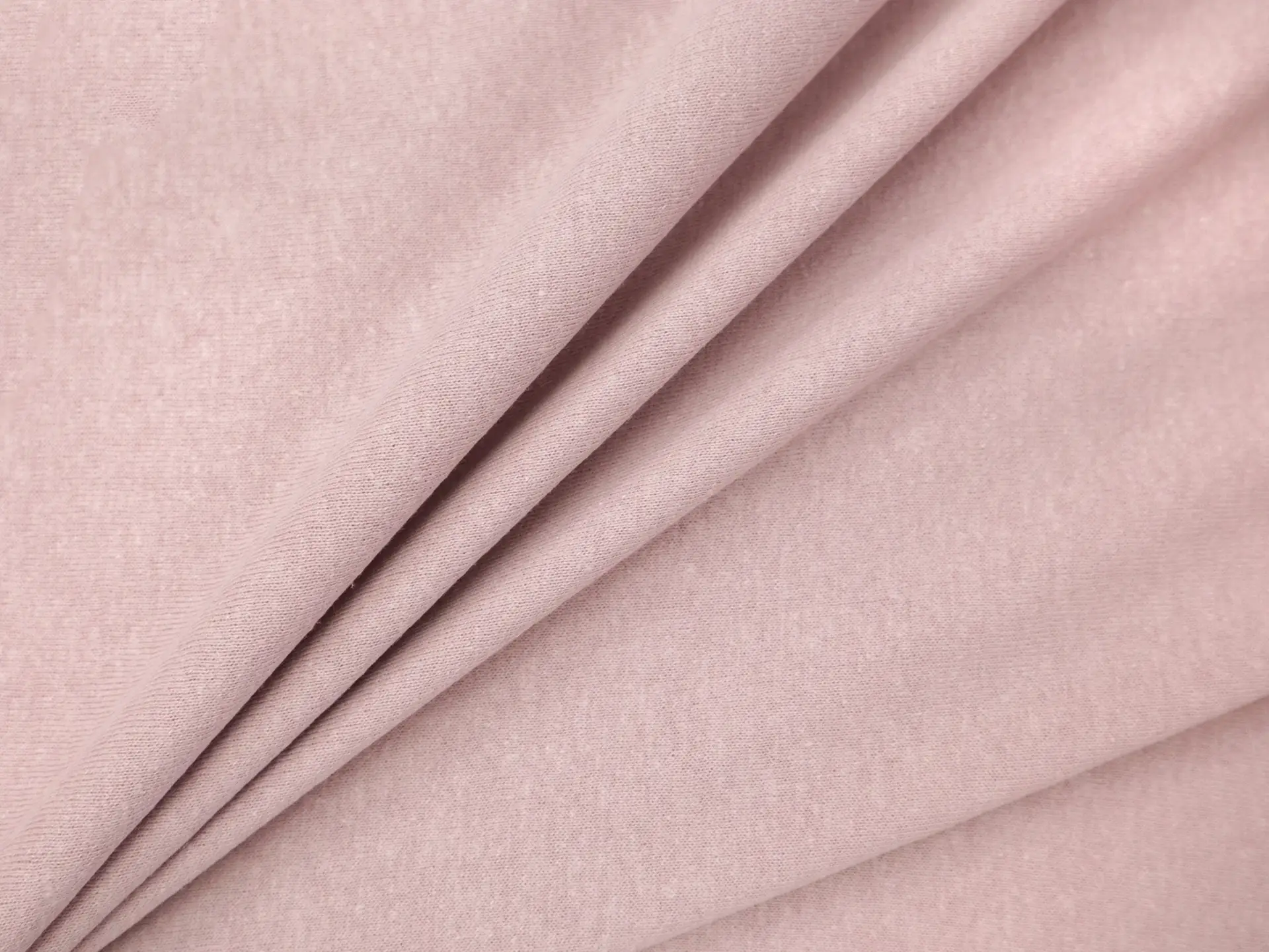 Hemp, Cotton & Bamboo Sweatshirt Fleece in Blush