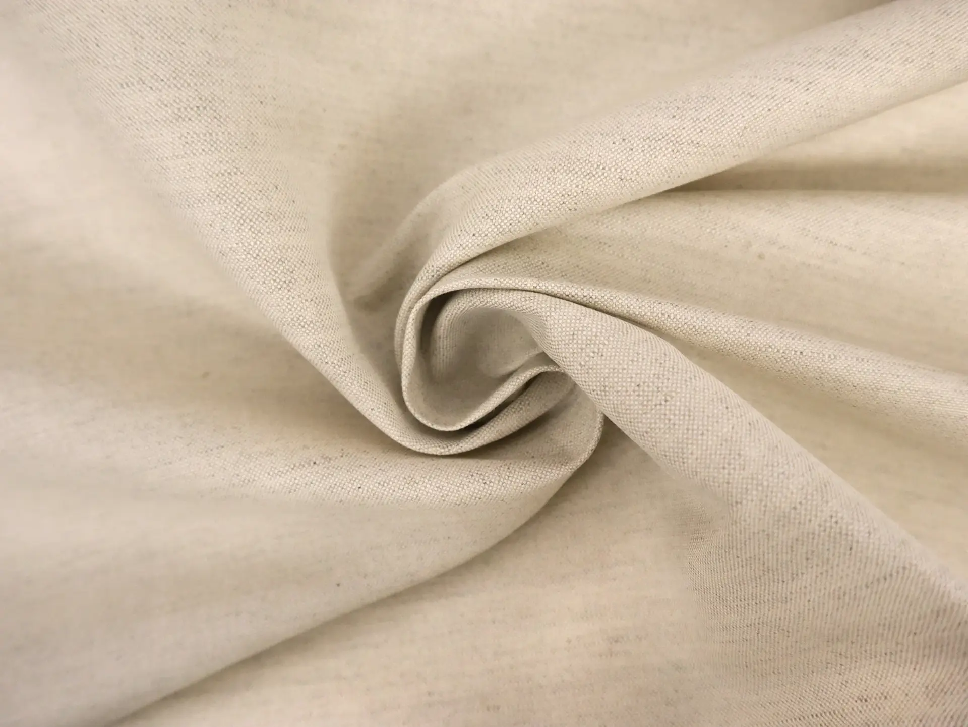 Linen and Cotton Twill in Oatmeal