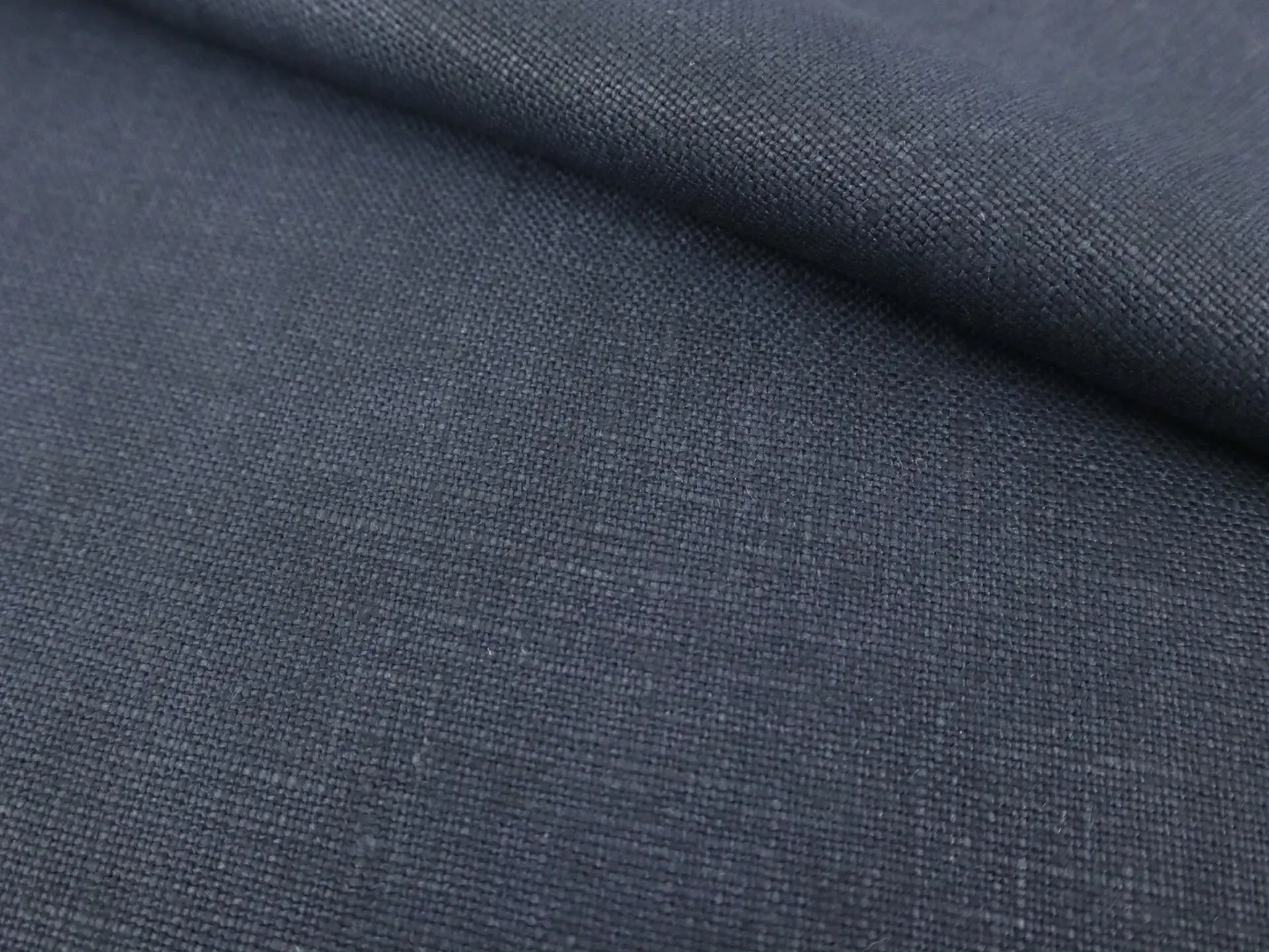 Upholstery Linen in Navy