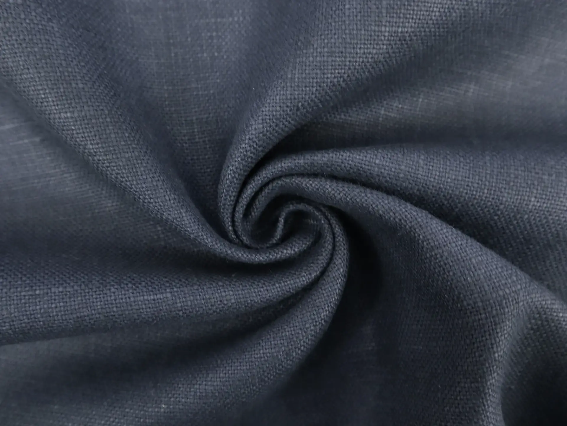 Upholstery Linen in Navy