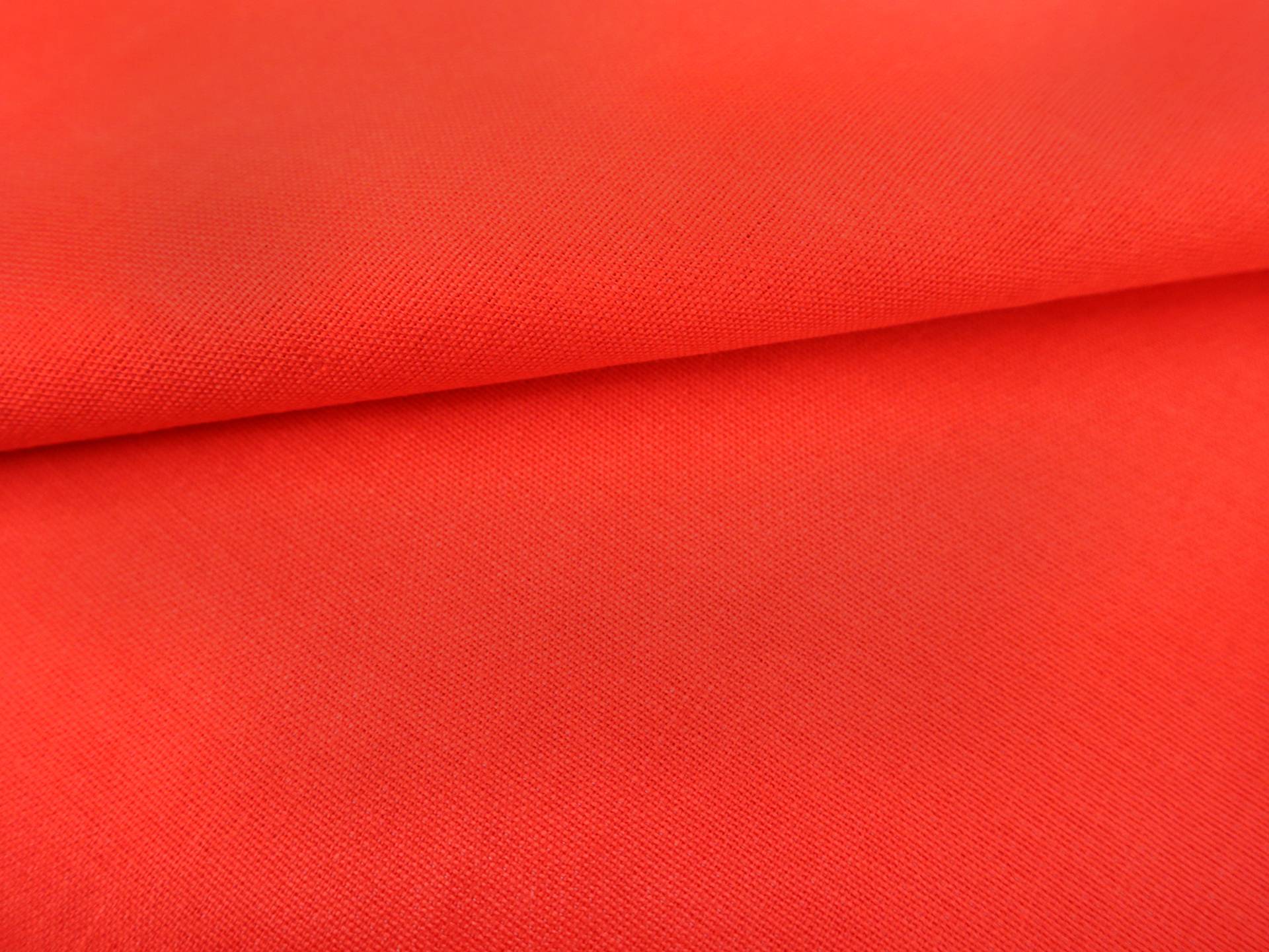 Linen Blend Doubleface Suiting in Bright Red
