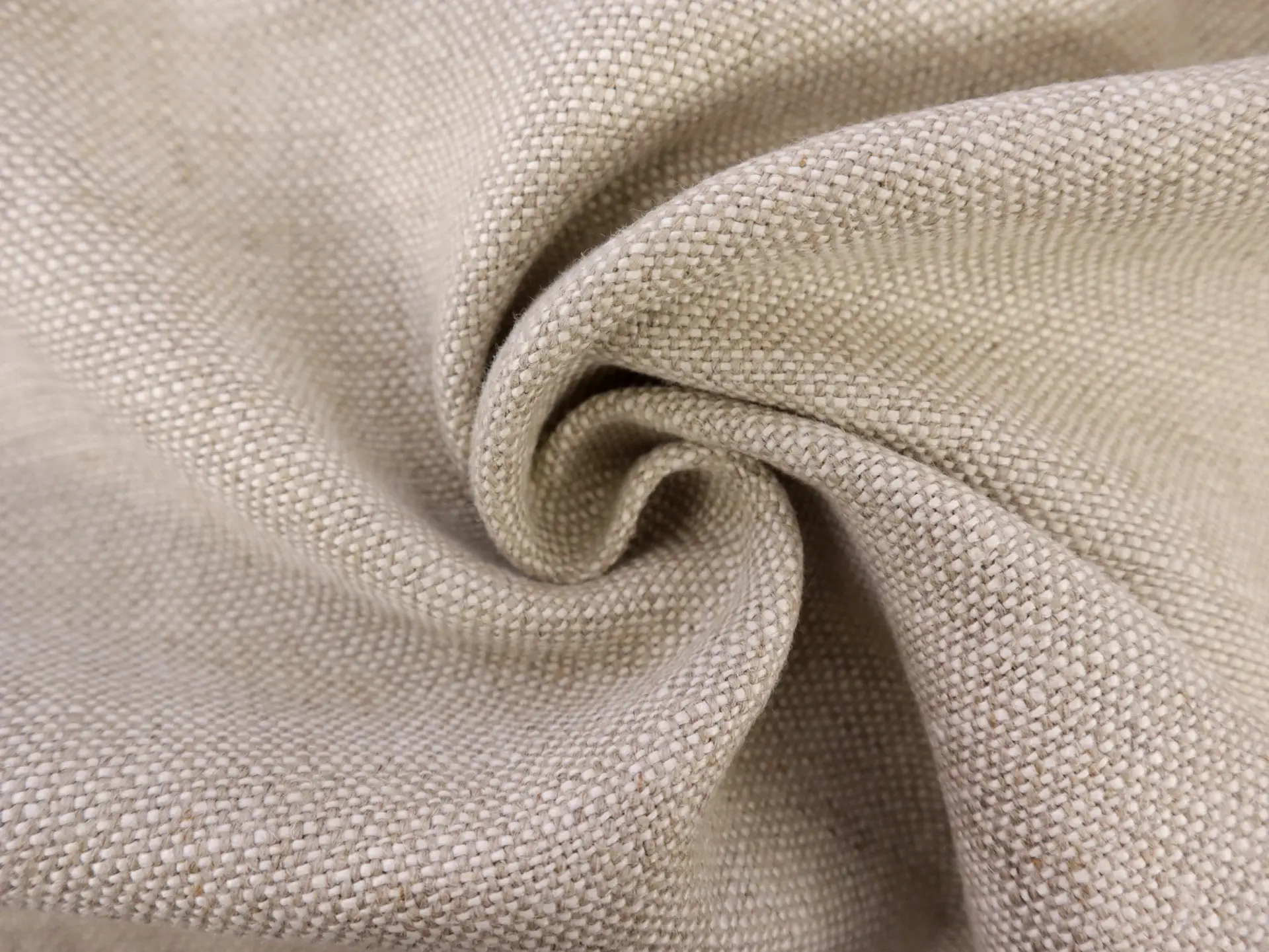 Belgian Sanforized Upholstery Linen in Oatmeal