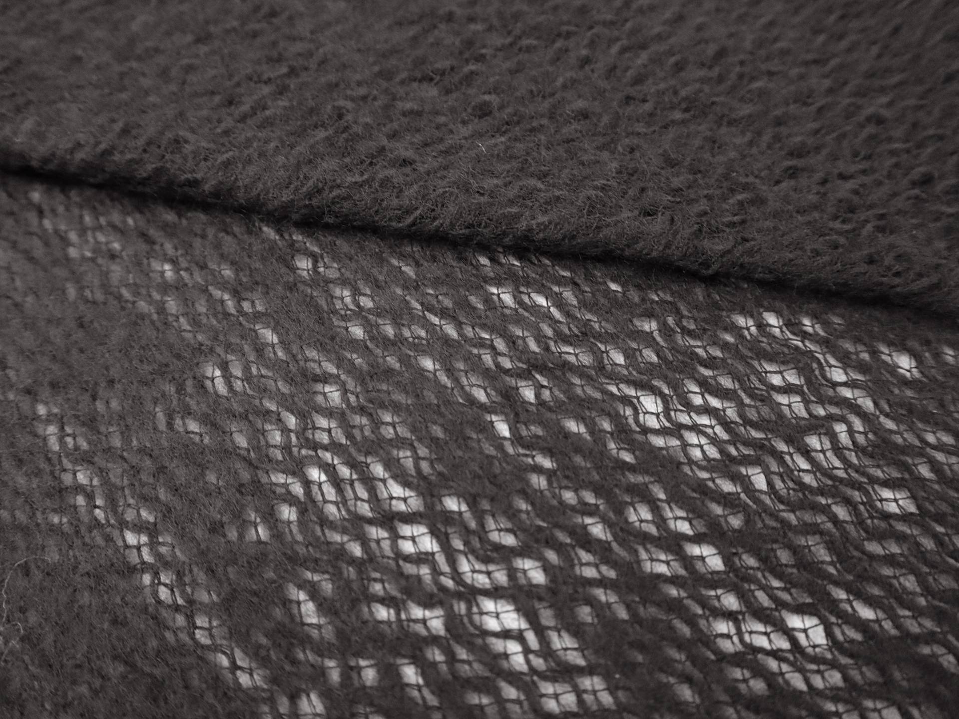 Rayon "Lambswool" Interlining in Black