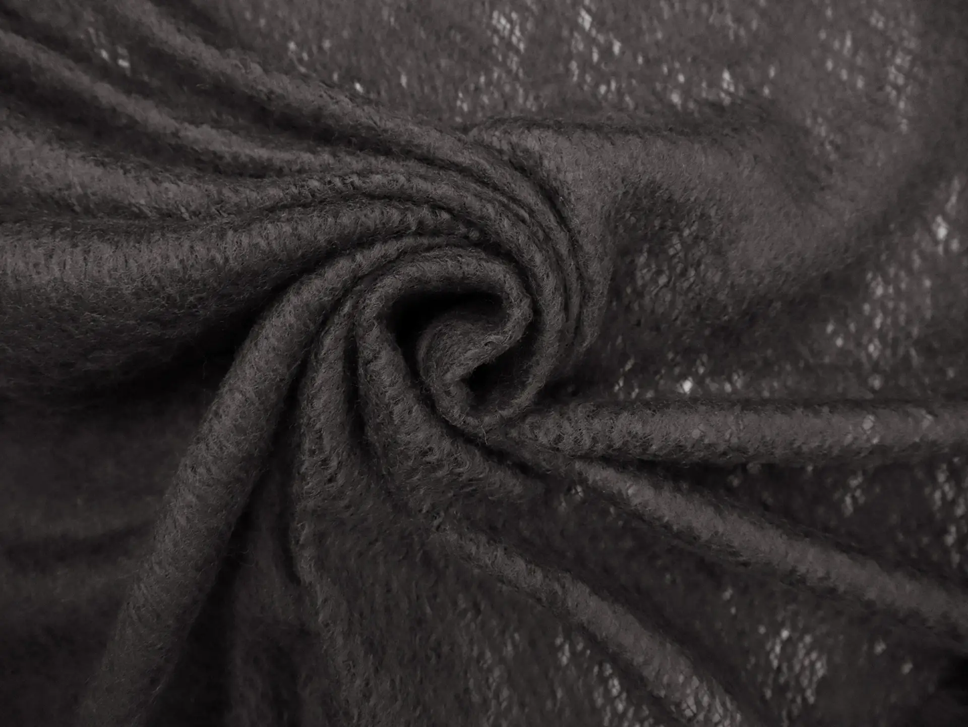 Rayon "Lambswool" Interlining in Black