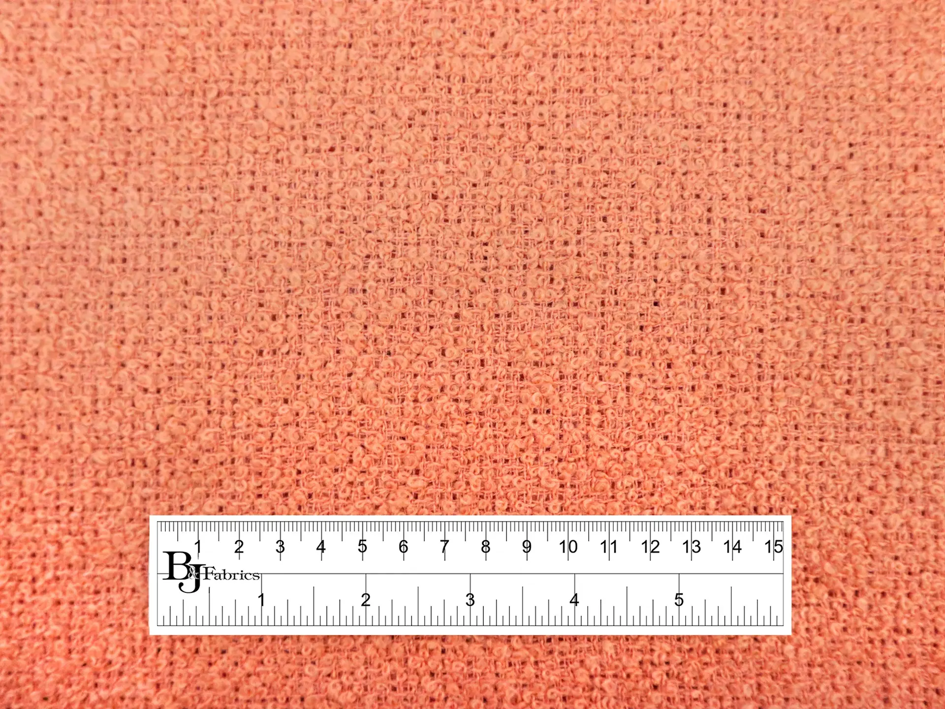 Wool Bouclé in Cantaloupe
