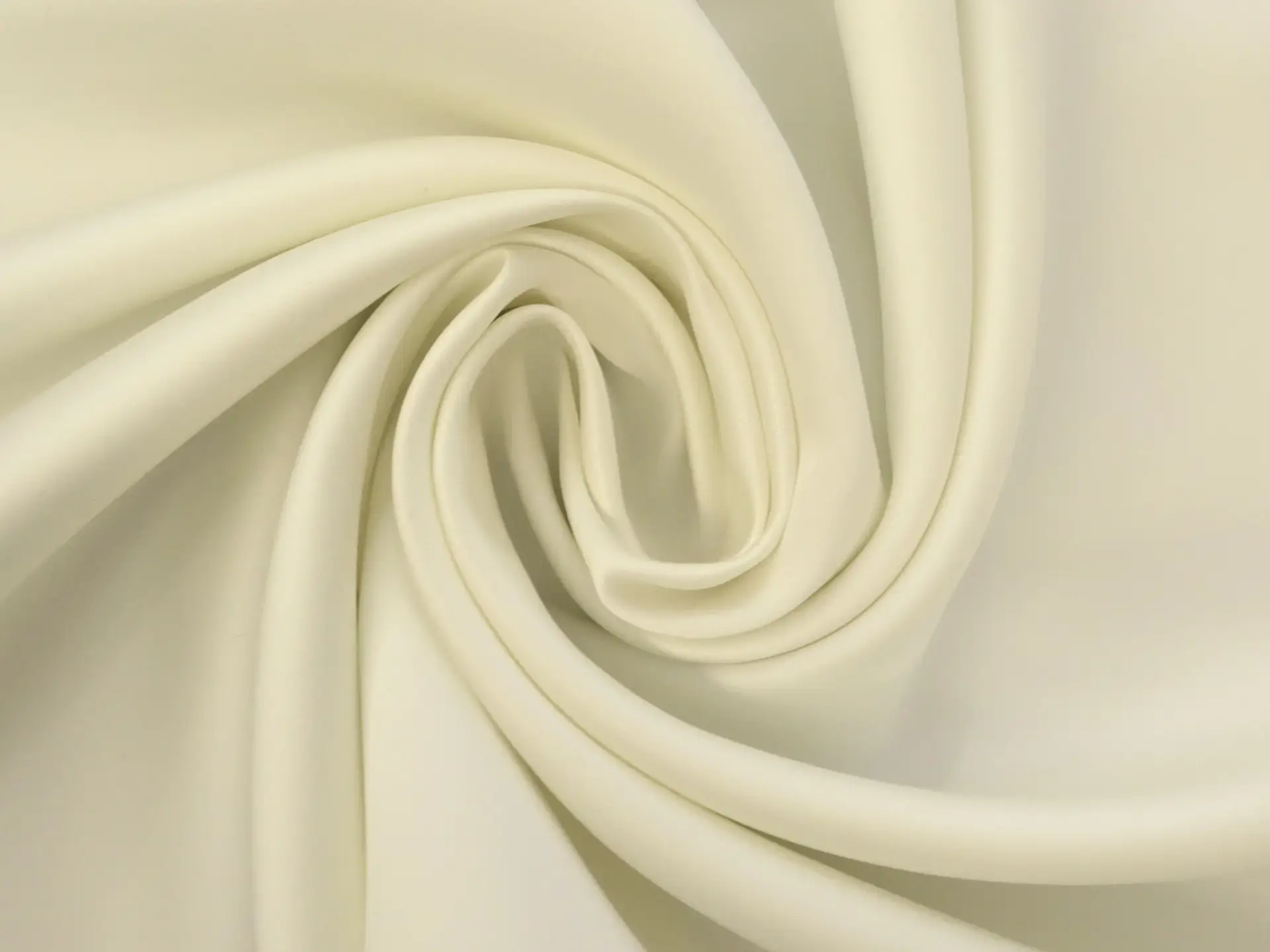 Polyester Double Face Twill Back Satin in Pale Yellow