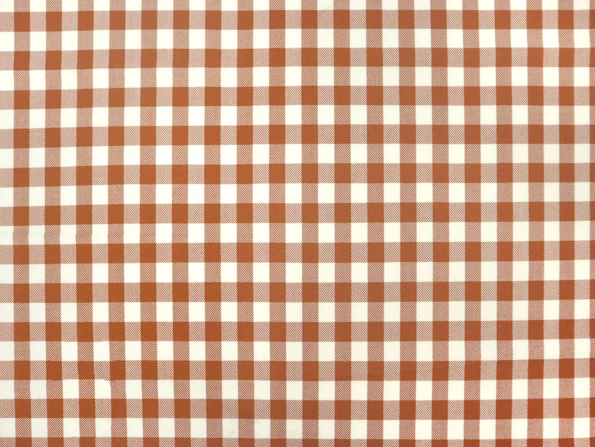 Italian Wool Shepherd's Check in Russet