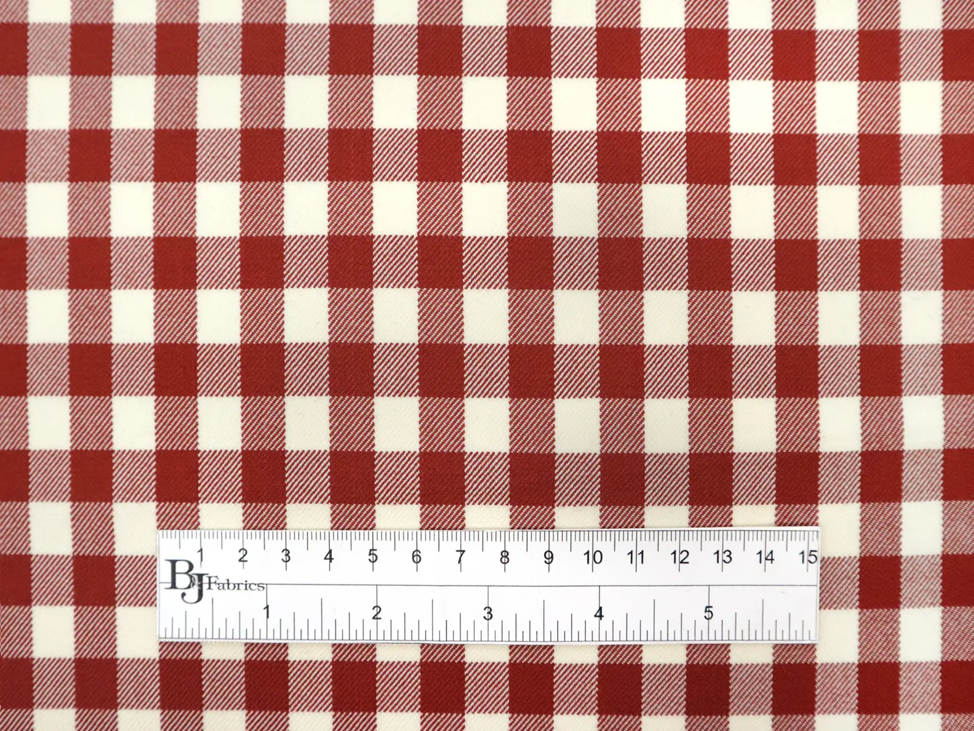 Italian Wool Shepherd's Check in Auburn 
