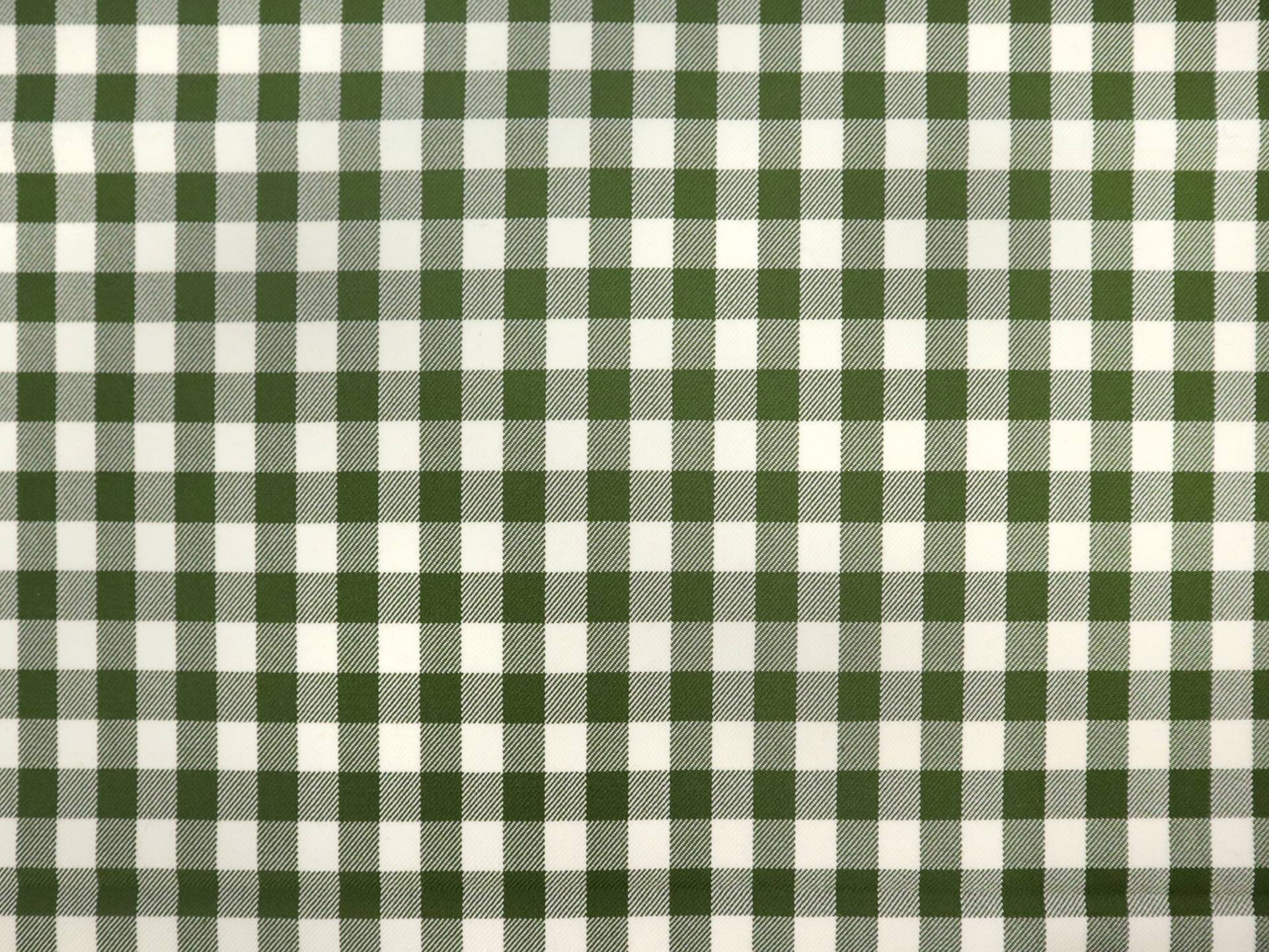 Italian Wool Shepherd's Check Suiting in Olive