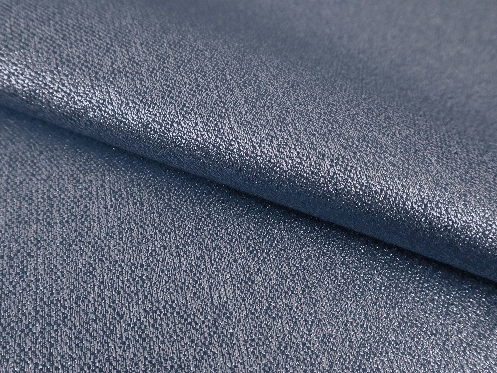 Metallic Polyester Crepe in Slate