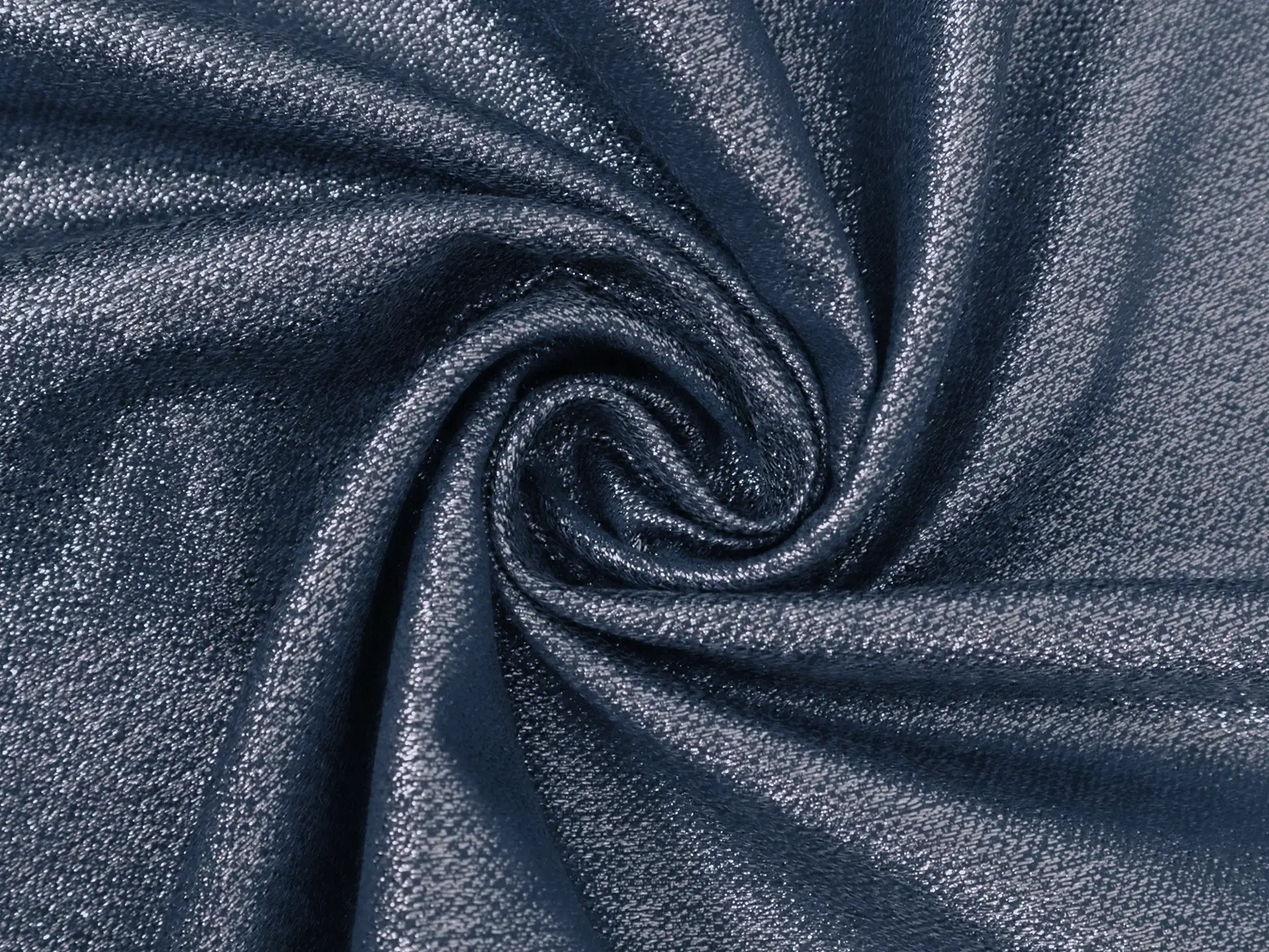 Metallic Polyester Crepe in Slate