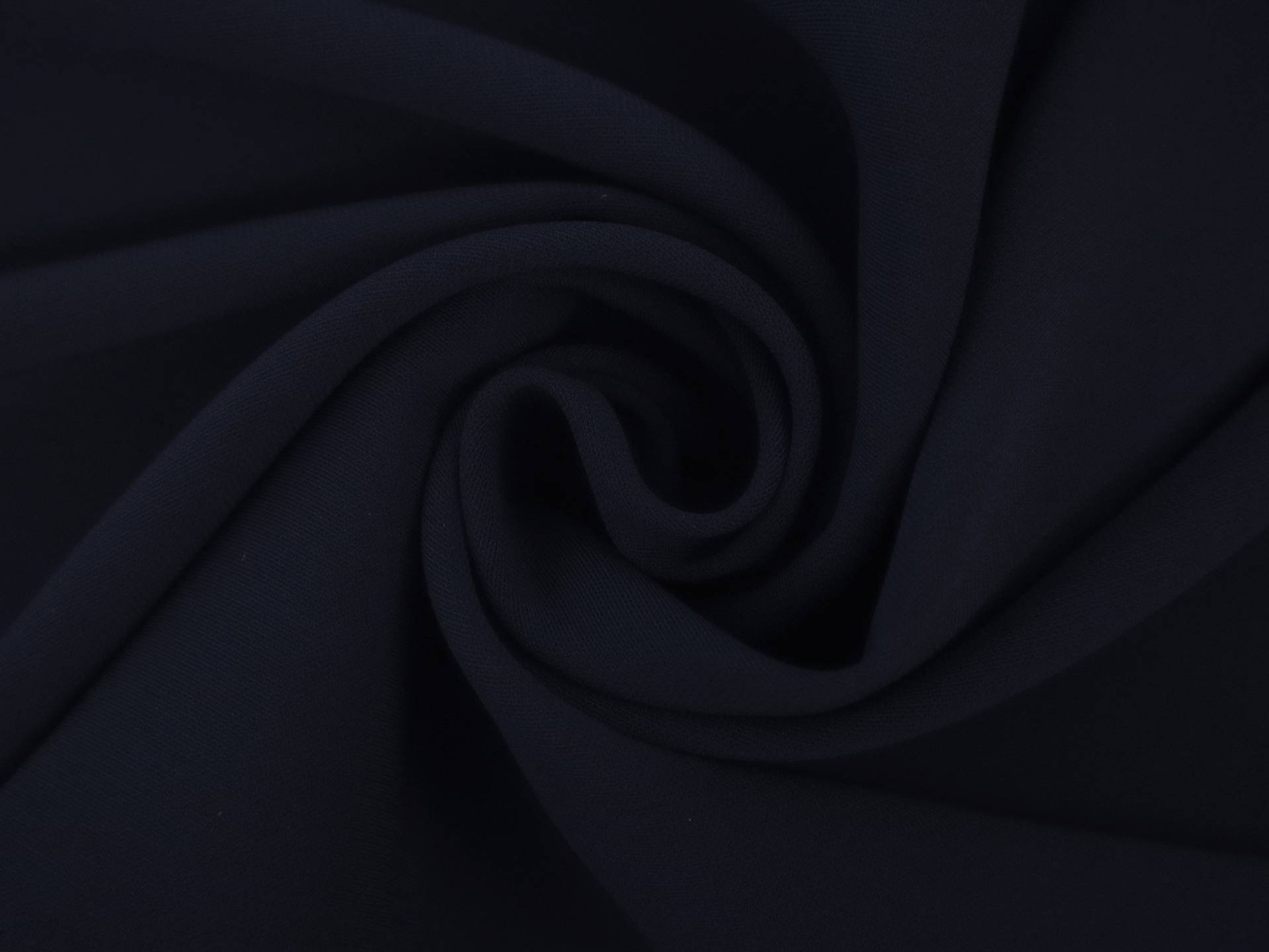 Synthetic Barathea Crepe in Navy