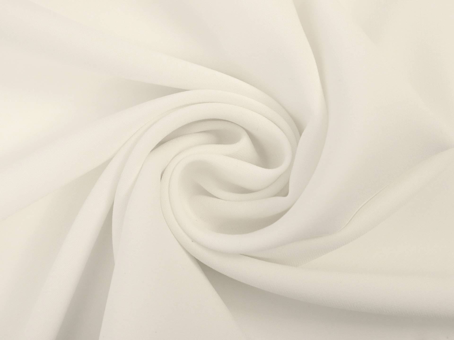Synthetic Barathea Crepe in White