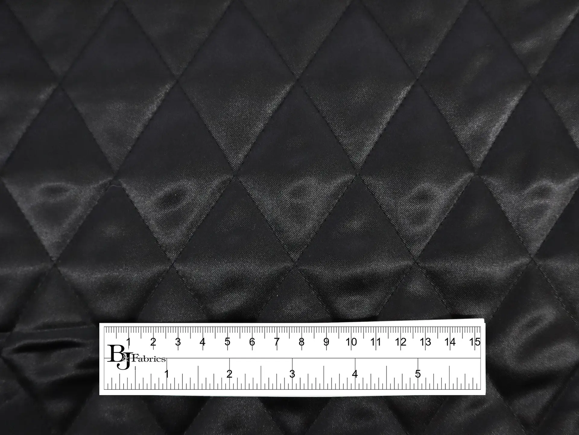 2" Diamond Quilted Lining in Black