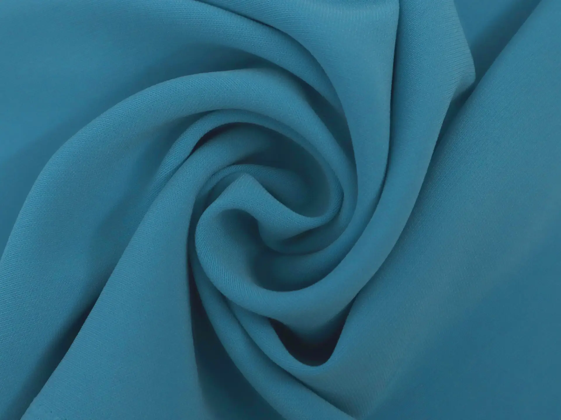Synthetic Barathea Crepe in Turquoise