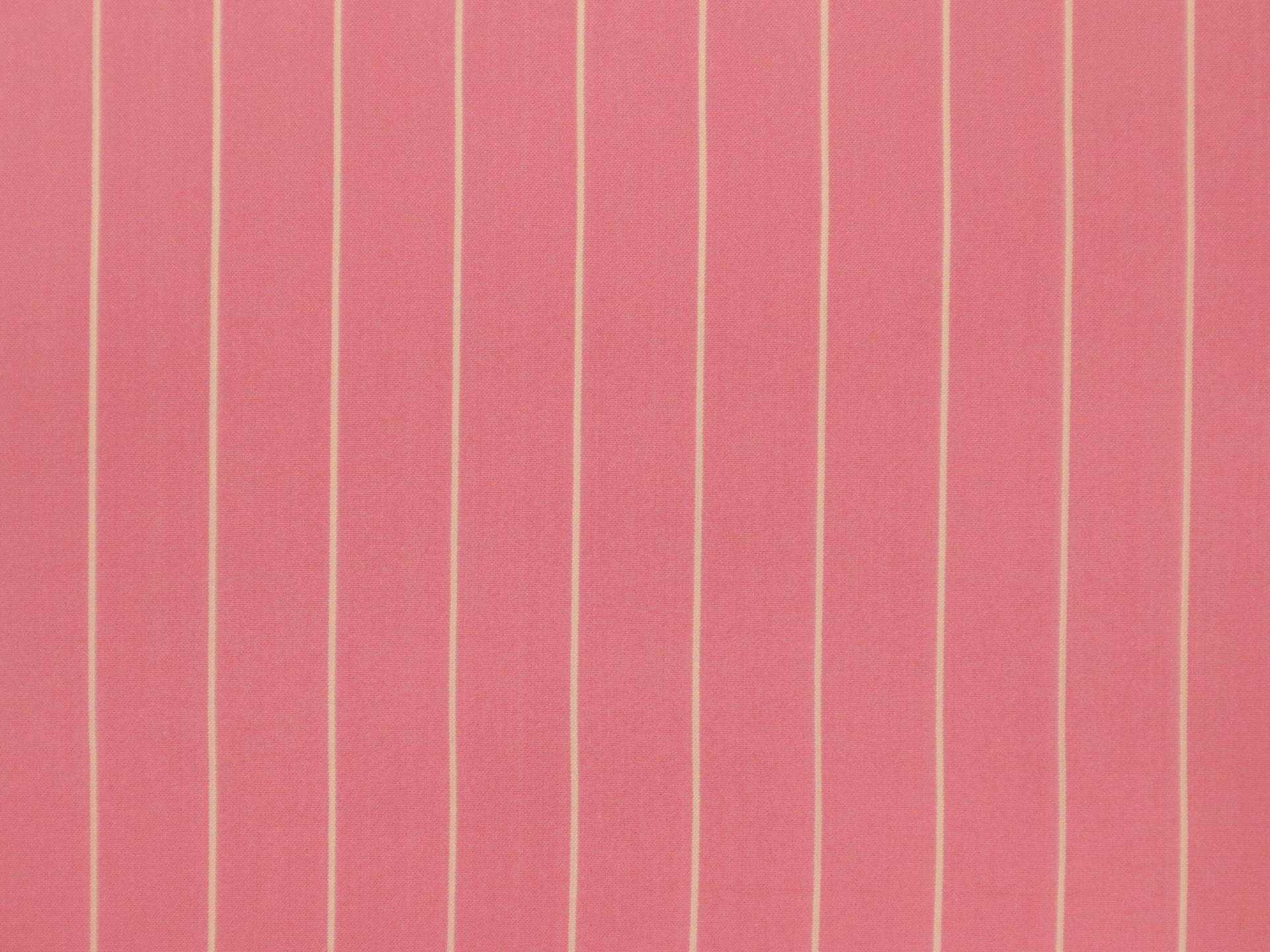 Silk Shirting with White and Bubblegum Pink Stripe