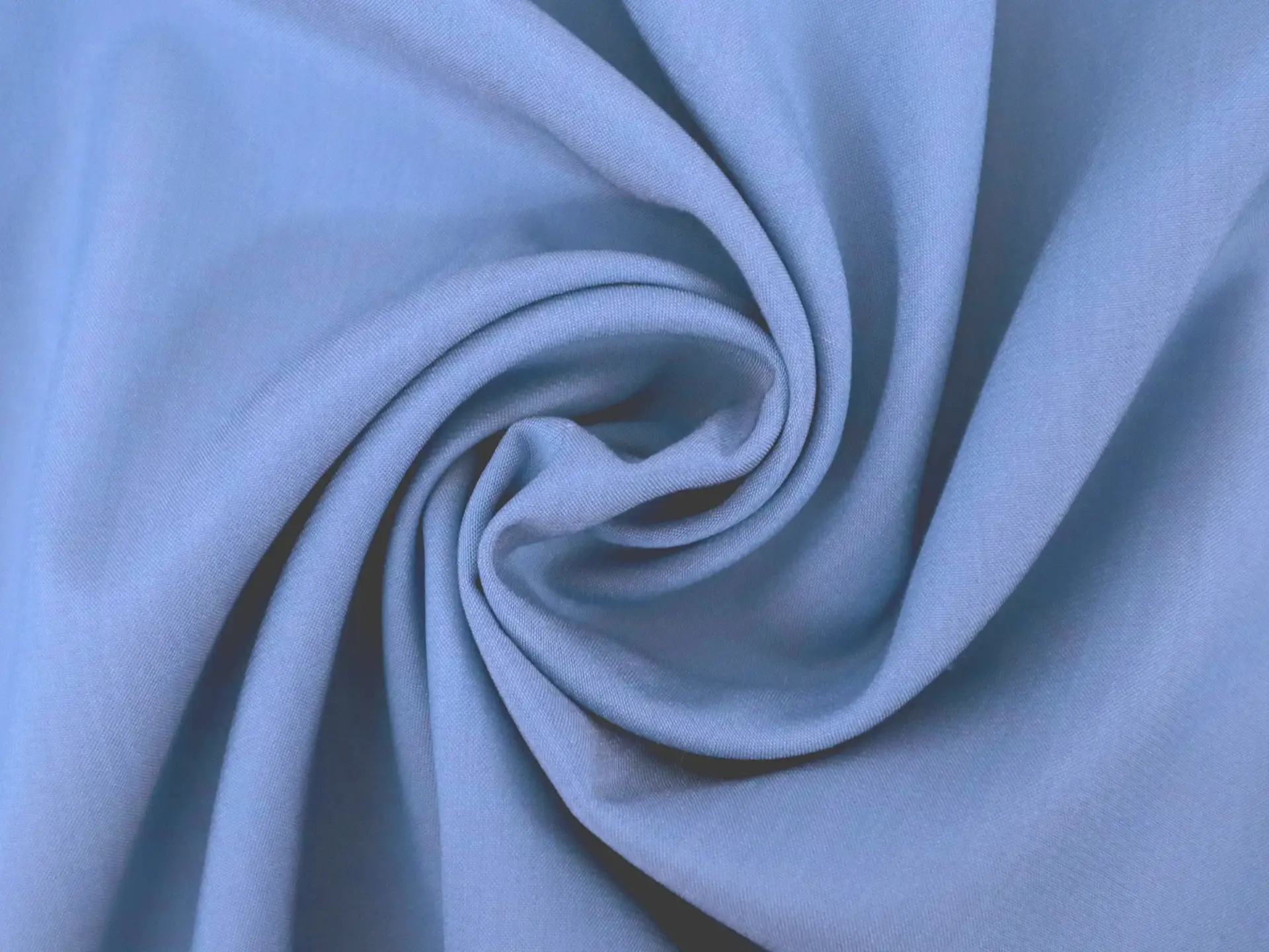 Silk Shirting in Sky Blue